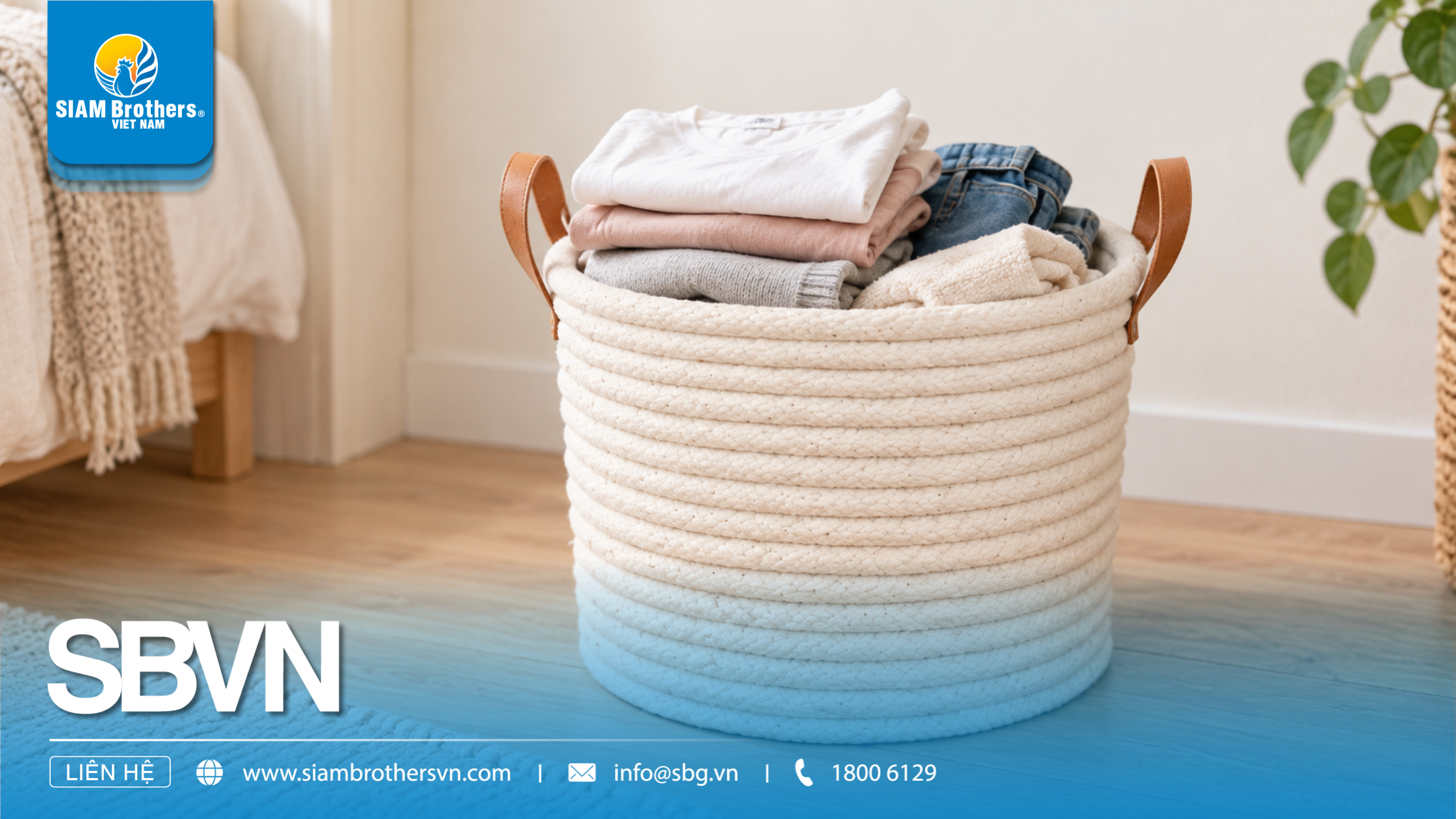Rope DIY project for making a storage basket.