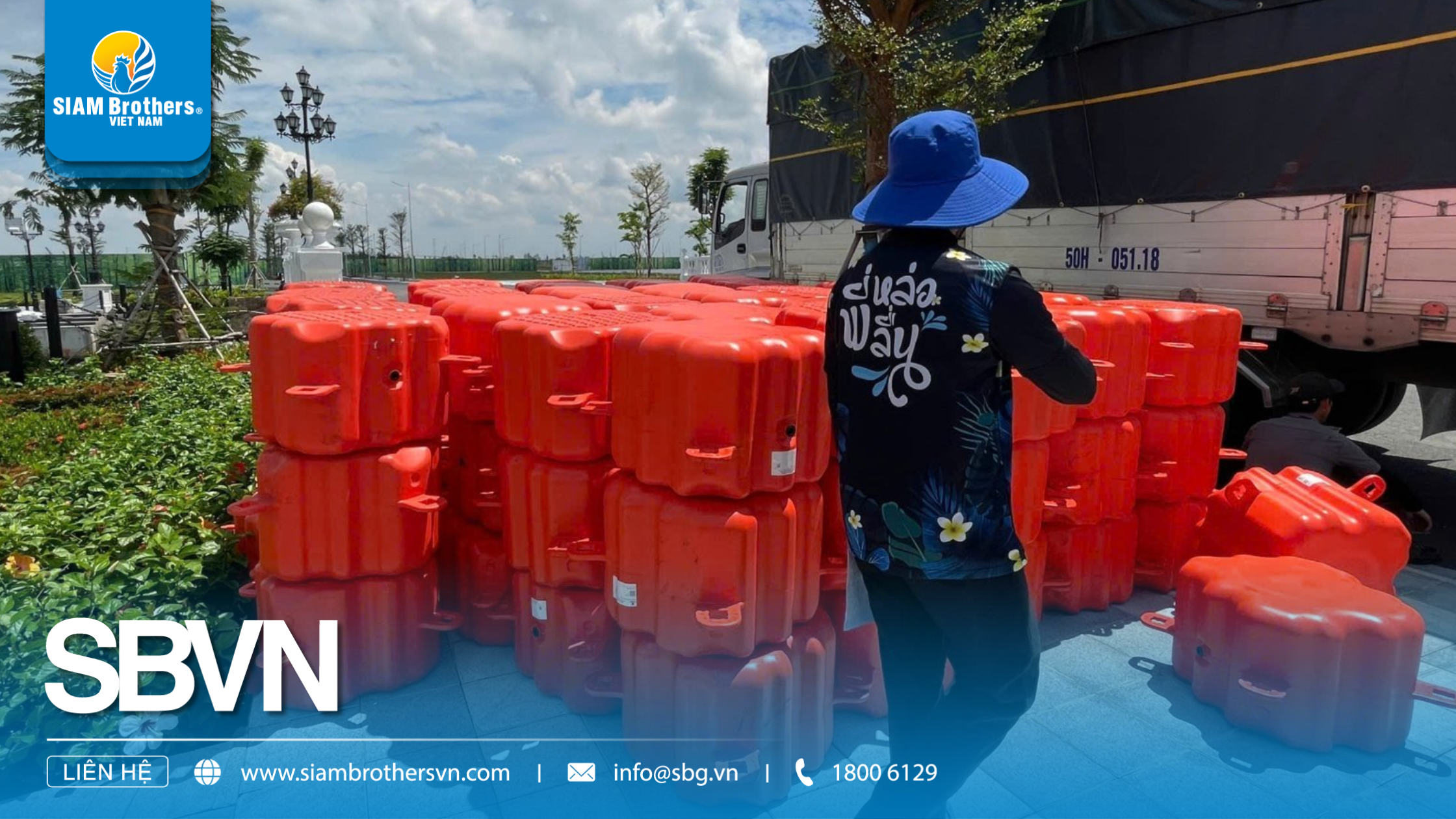 Dự án bến đậu Kayak hoàn thiện chỉ trong 2 ngày nhờ mô-đun phao HDPE