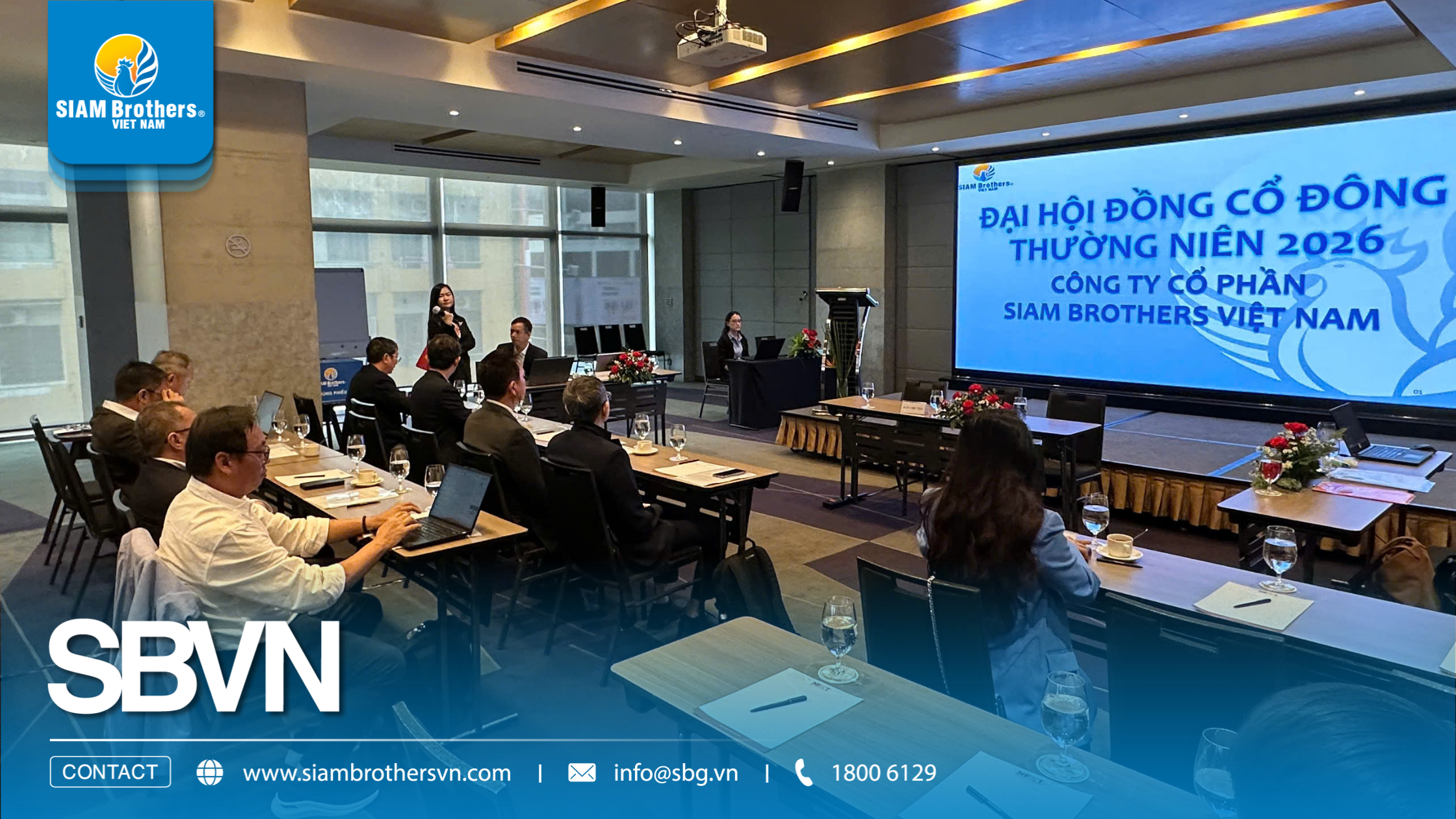 Đại hội đồng cổ đông thường niên 2026 của SIAM Brothers Việt Nam: Khẳng định nội lực doanh nghiệp và định hướng phát triển bền vững