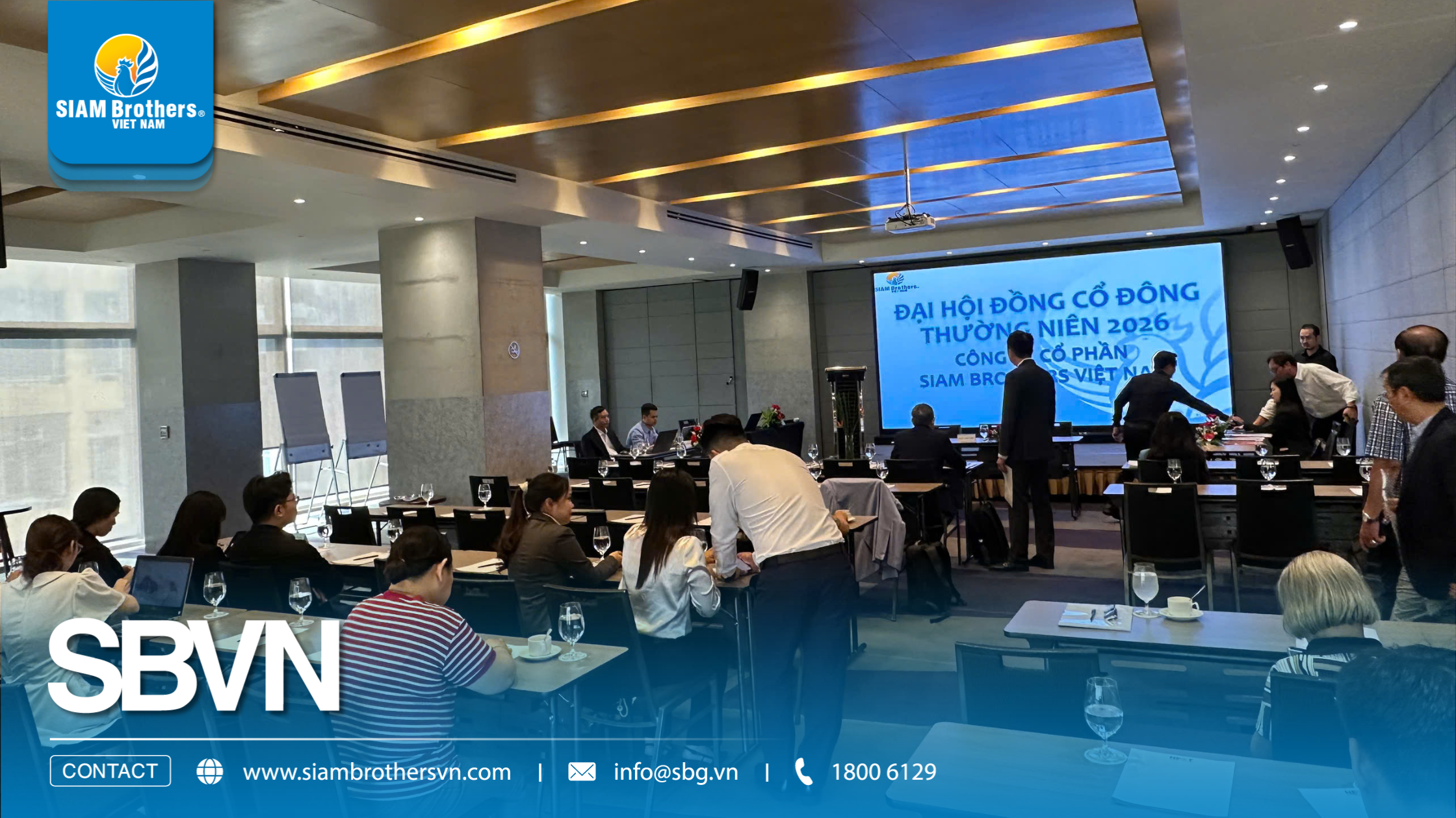 Đại hội đồng cổ đông thường niên 2026 của SIAM Brothers Việt Nam: Khẳng định nội lực doanh nghiệp và định hướng phát triển bền vững