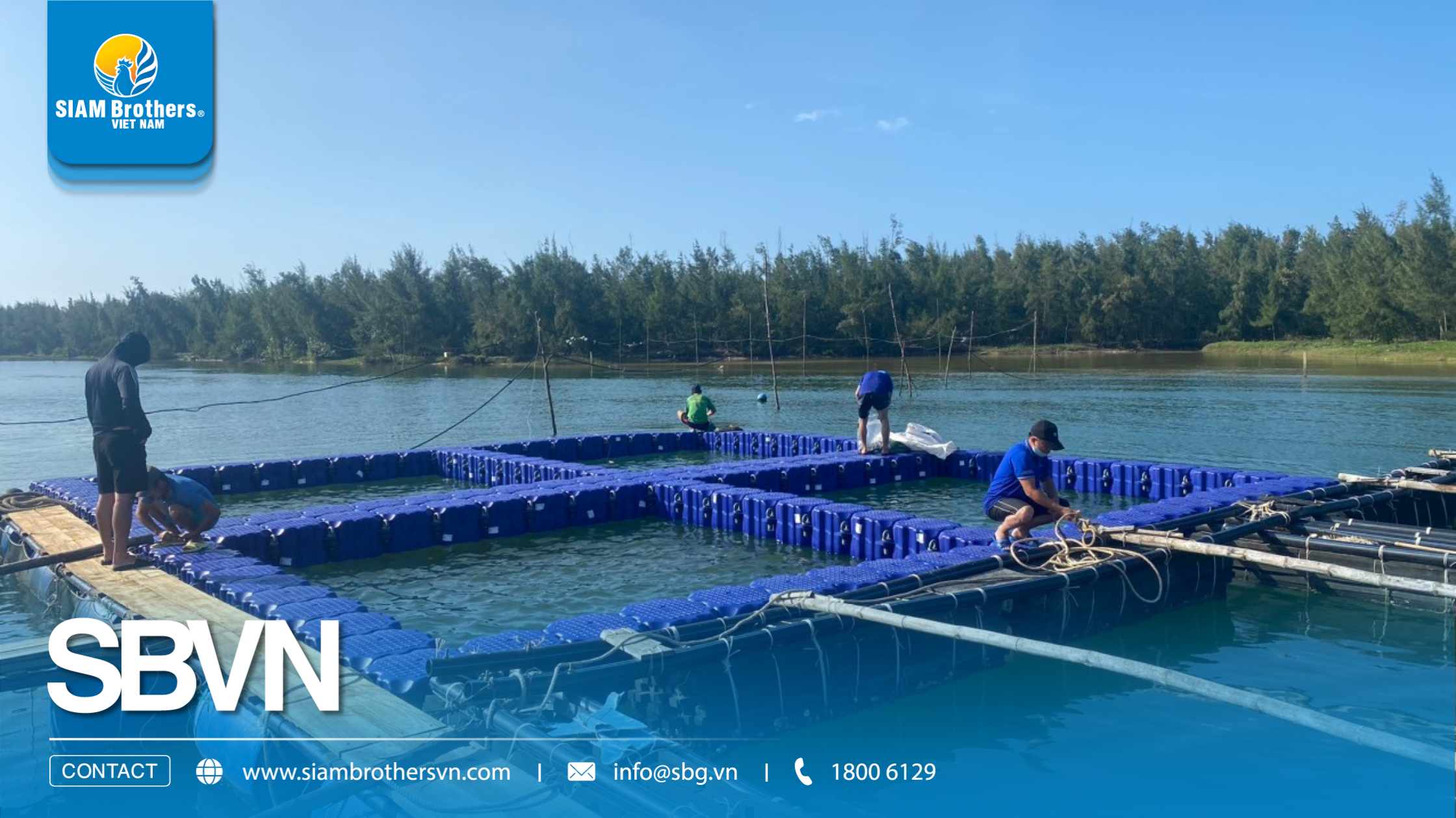Báo giá bè nổi nuôi cá HDPE mới nhất theo kích thước và quy mô