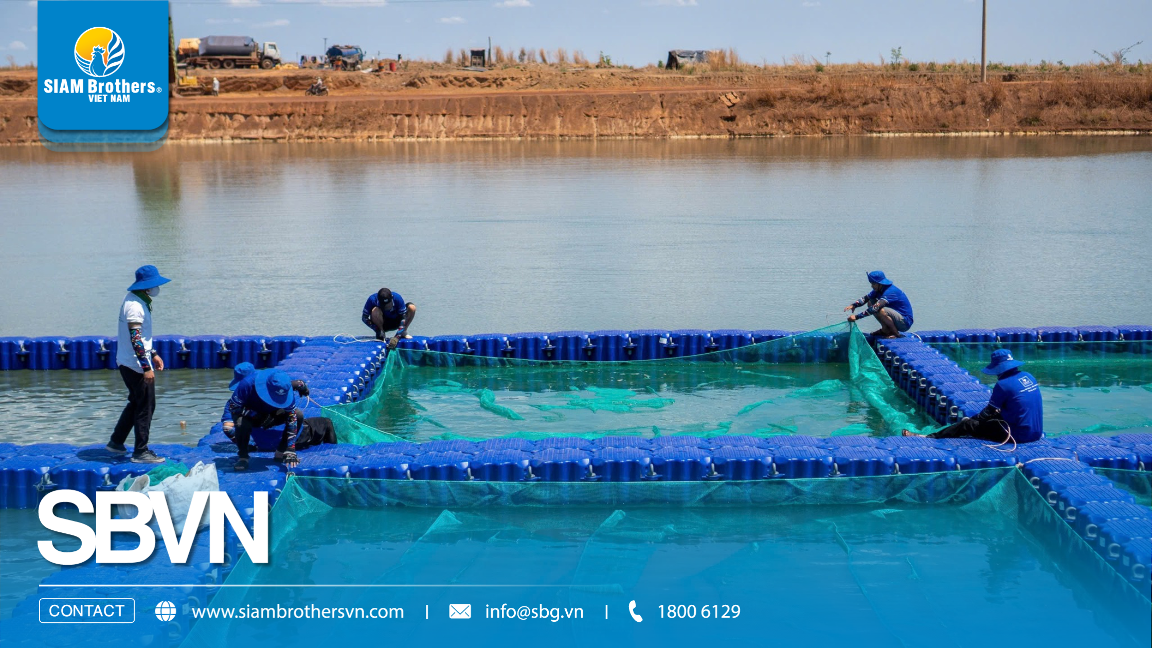 Báo giá bè nổi nuôi cá HDPE mới nhất theo kích thước và quy mô
