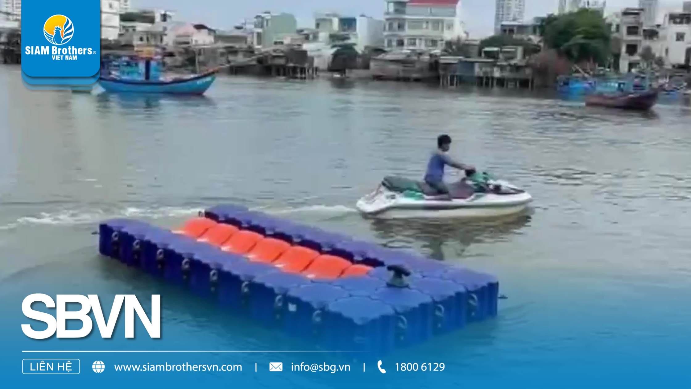 Dự án Bến đậu cano bằng phao HDPE tại Nha Trang 