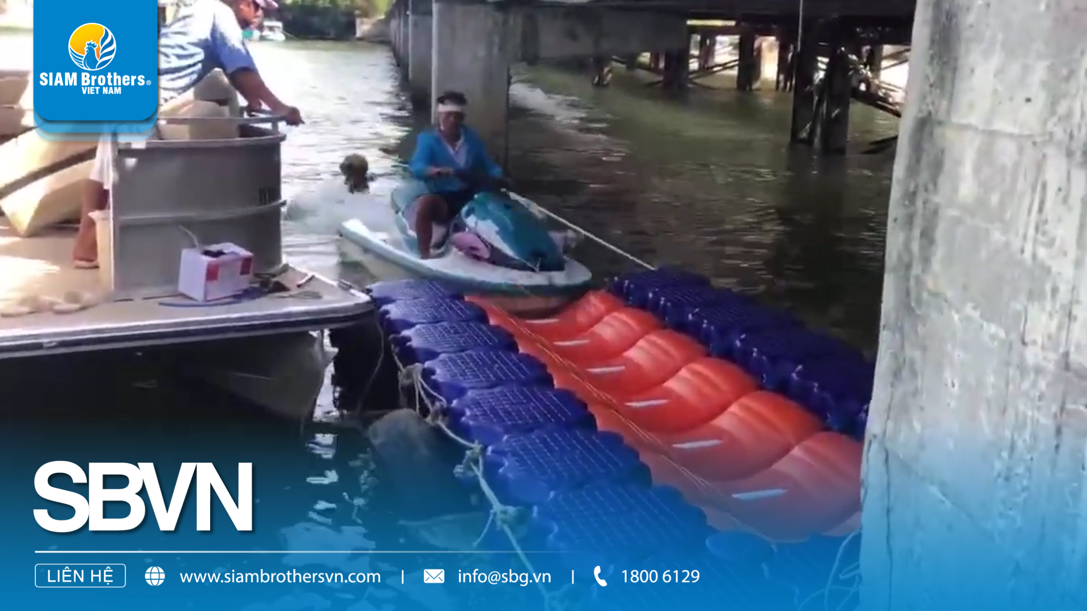 Dự án Bến đậu cano bằng phao HDPE tại Nha Trang 