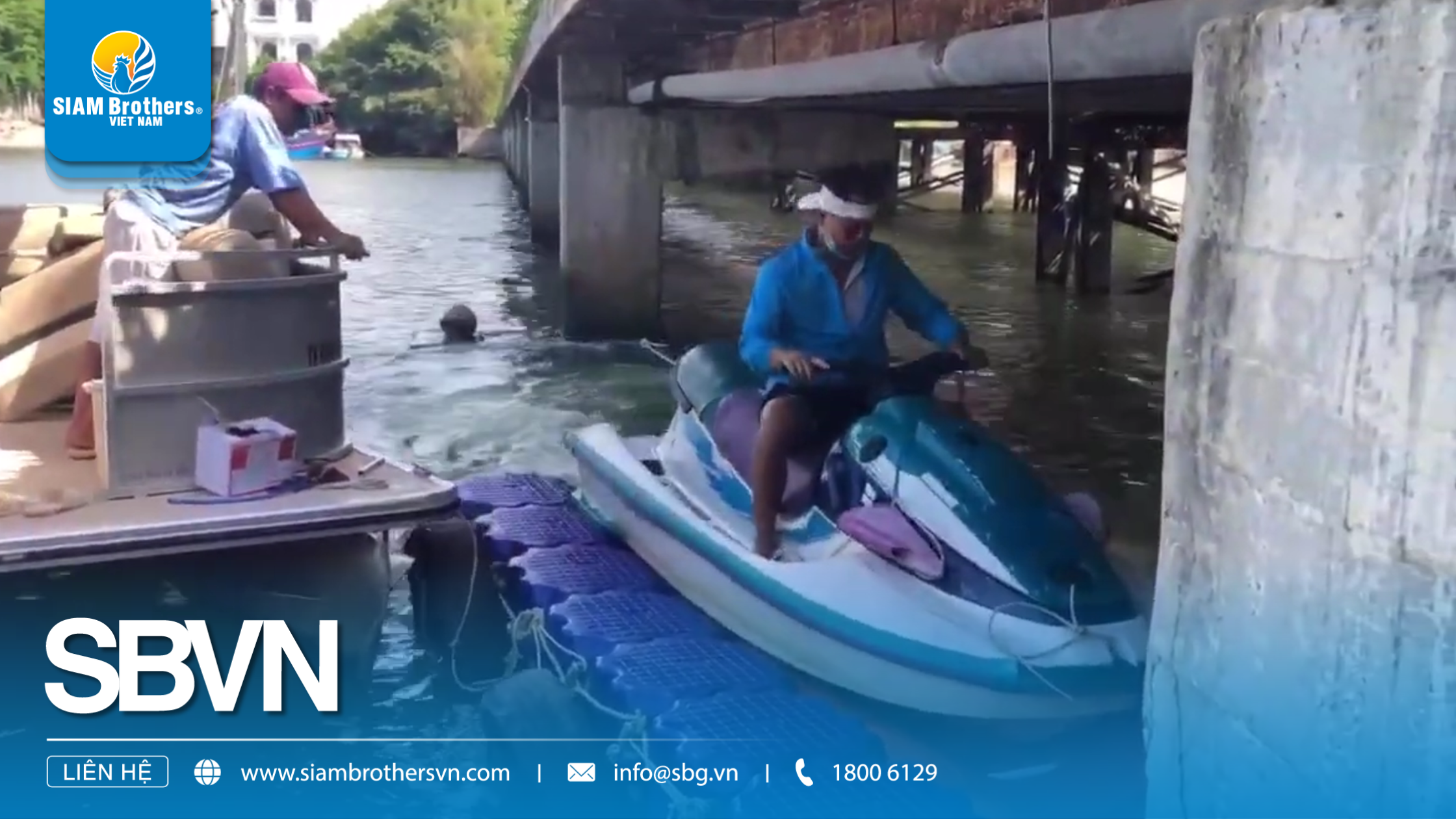 Dự án Bến đậu cano bằng phao HDPE tại Nha Trang 