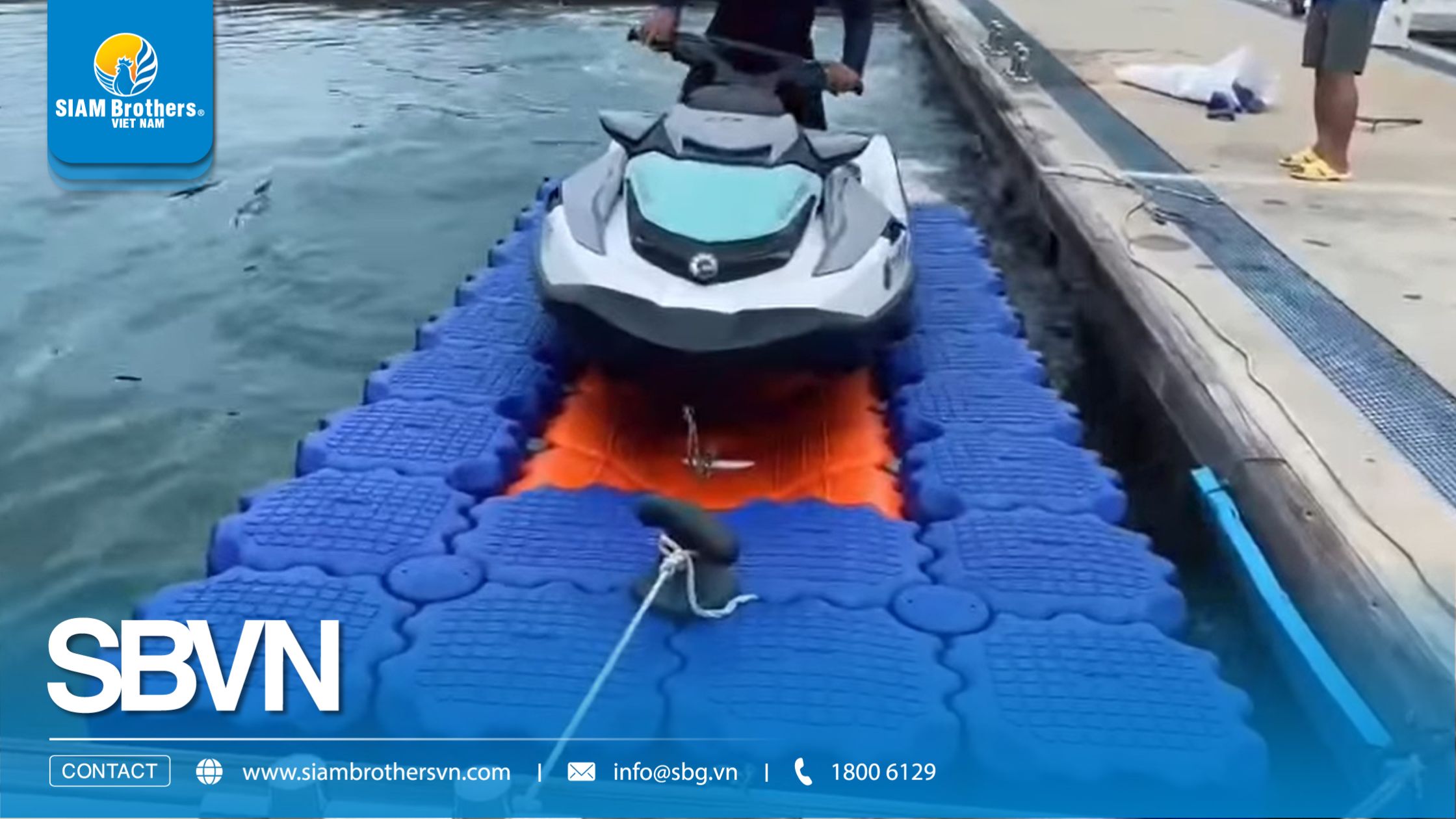 Dự án bến đậu Jetski tại Ana Marina Nha Trang - Giải pháp phao nổi HDPE chuẩn quốc tế