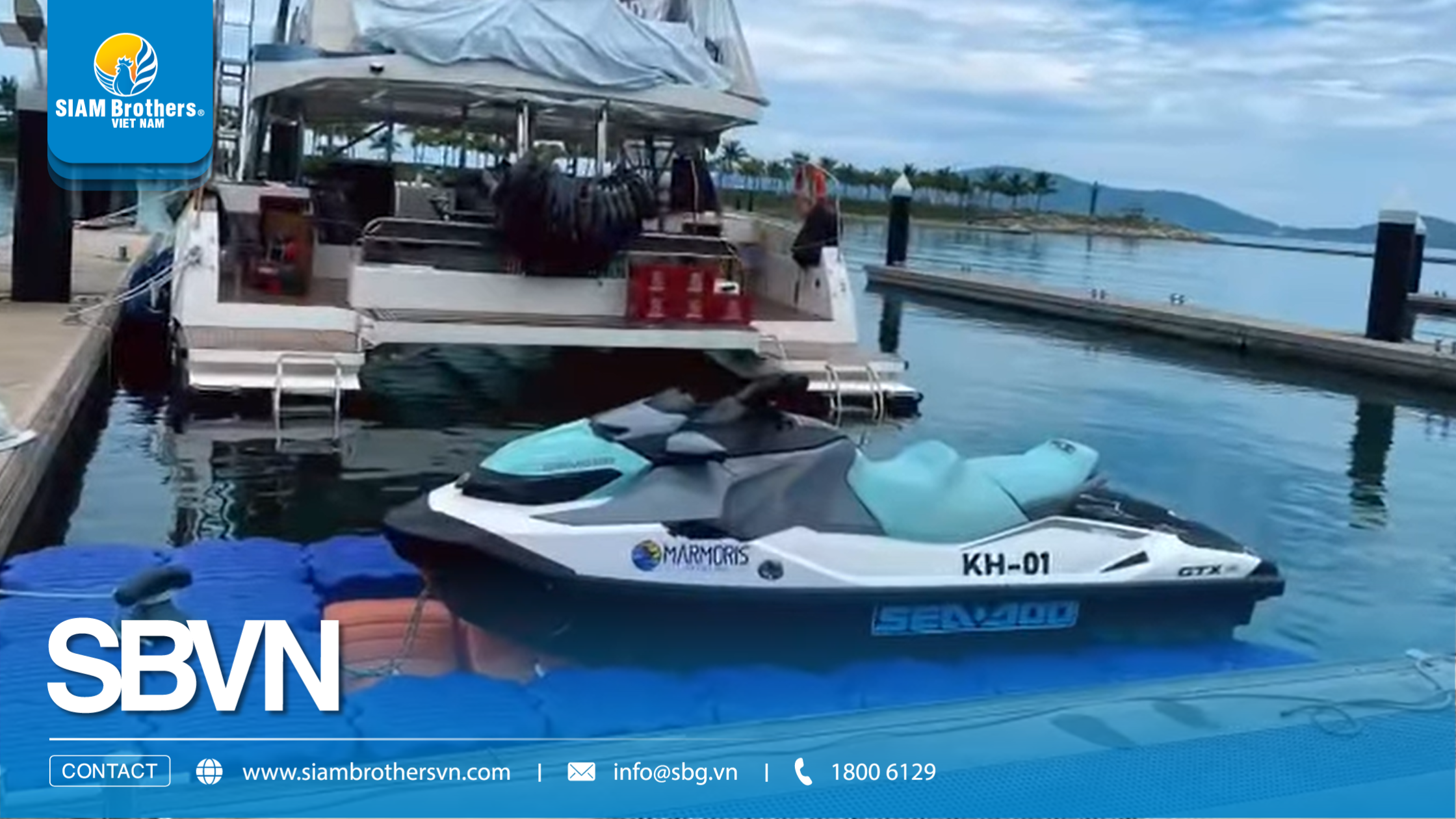 Dự án bến đậu Jetski tại Ana Marina Nha Trang - Giải pháp phao nổi HDPE chuẩn quốc tế