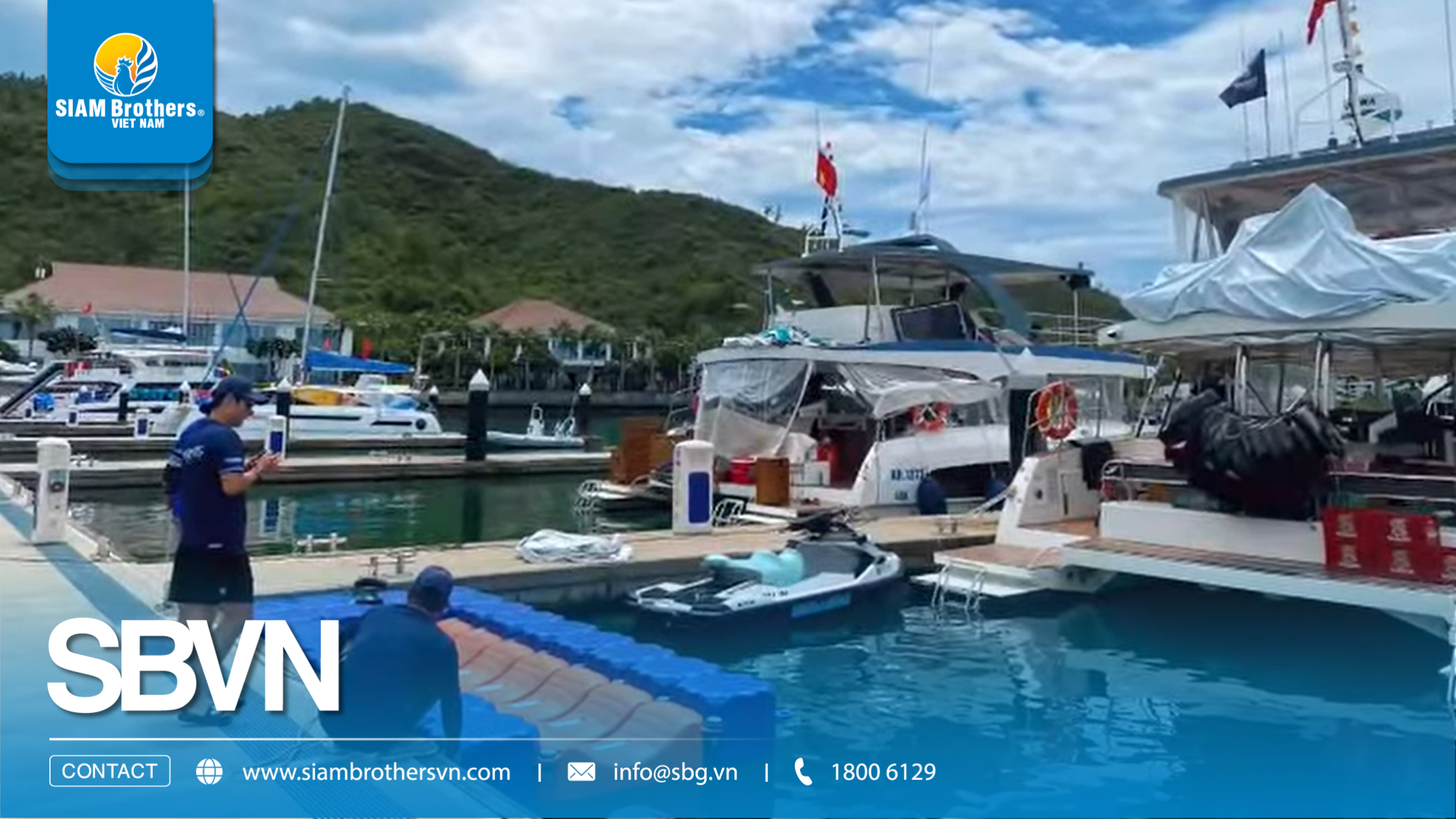 Dự án bến đậu Jetski tại Ana Marina Nha Trang - Giải pháp phao nổi HDPE chuẩn quốc tế