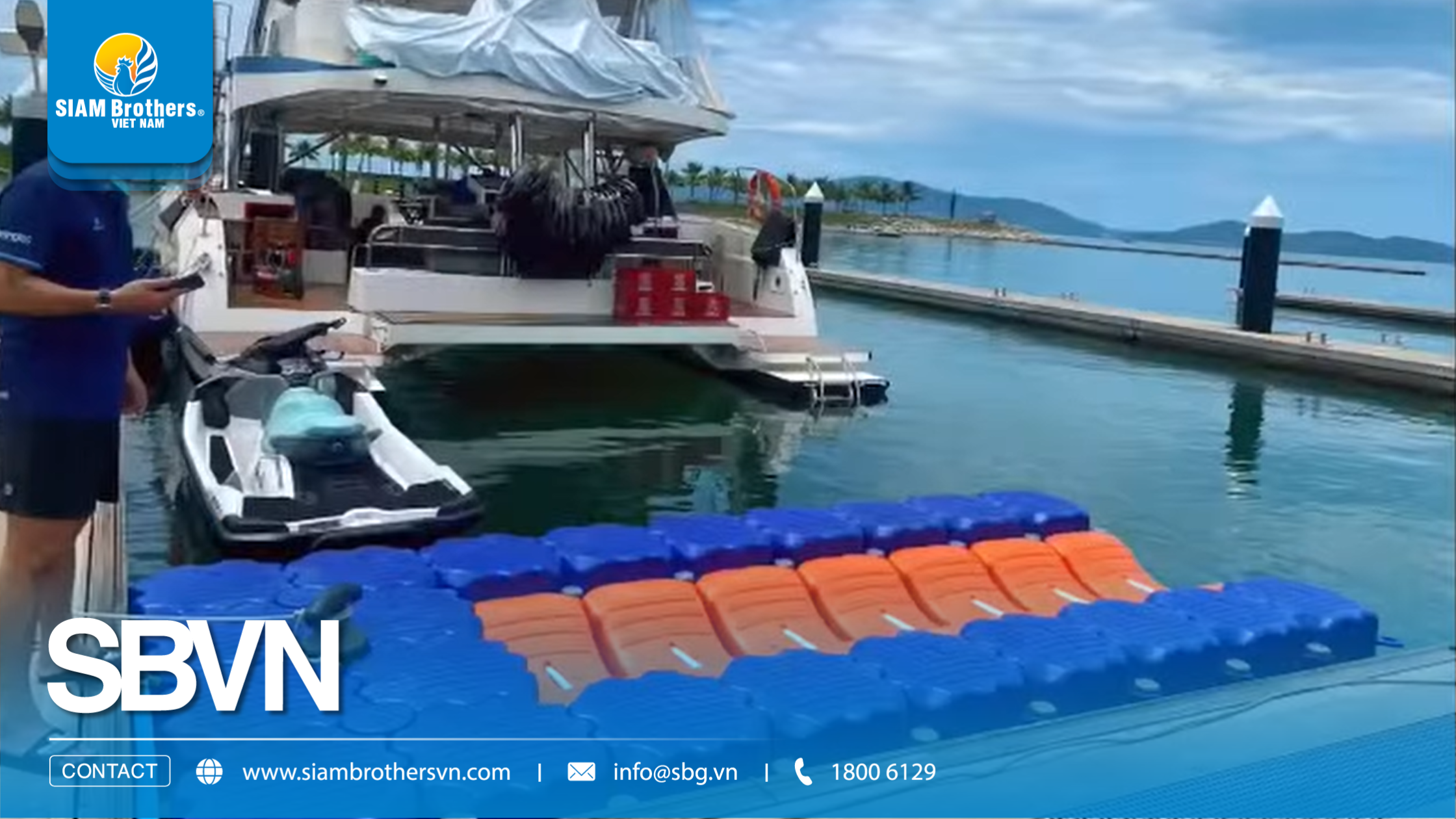 Dự án bến đậu Jetski tại Ana Marina Nha Trang - Giải pháp phao nổi HDPE chuẩn quốc tế