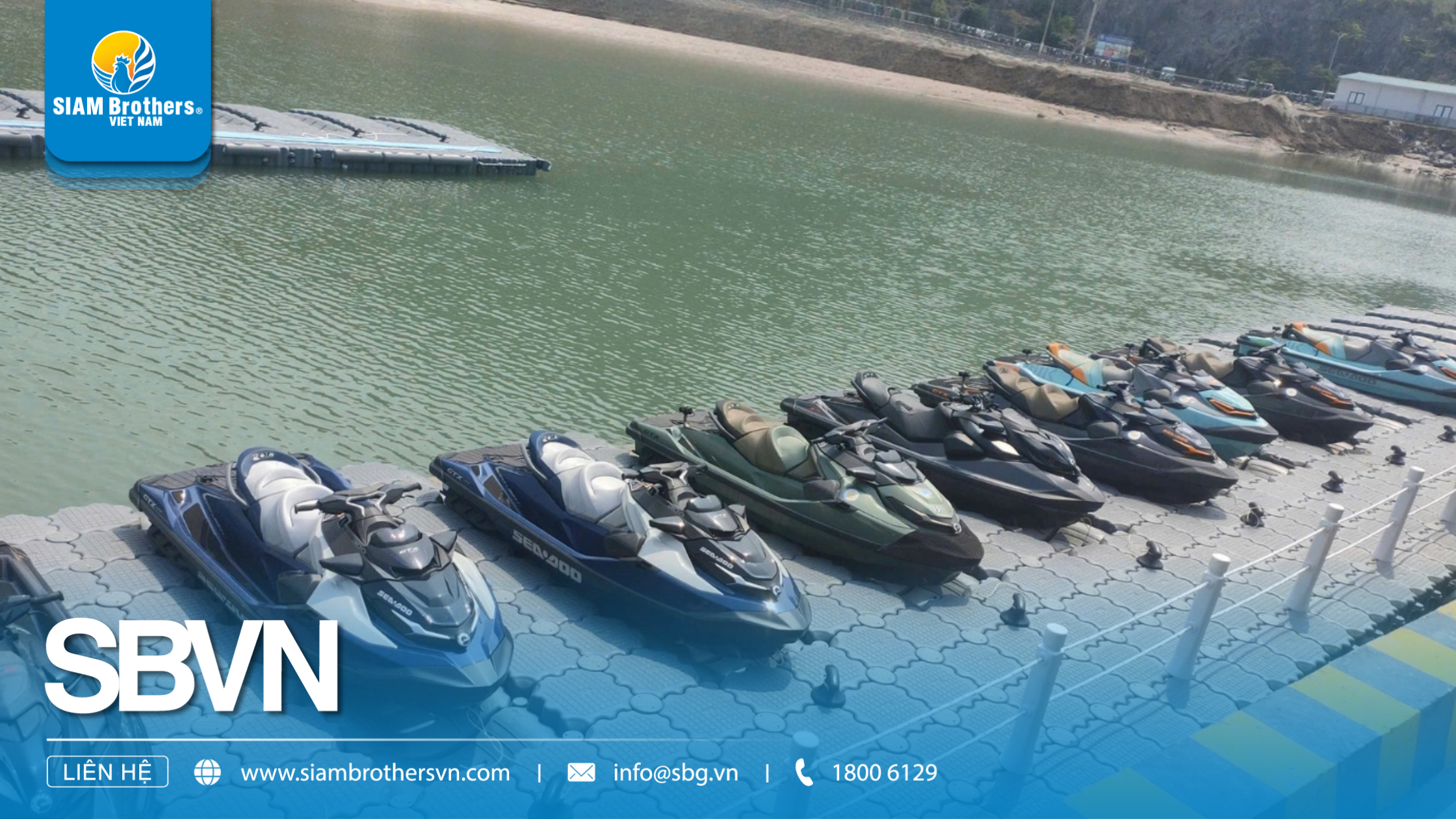 Bến đậu Jetski - Giải pháp neo đậu an toàn cho khu du lịch và bến tàu ven biển