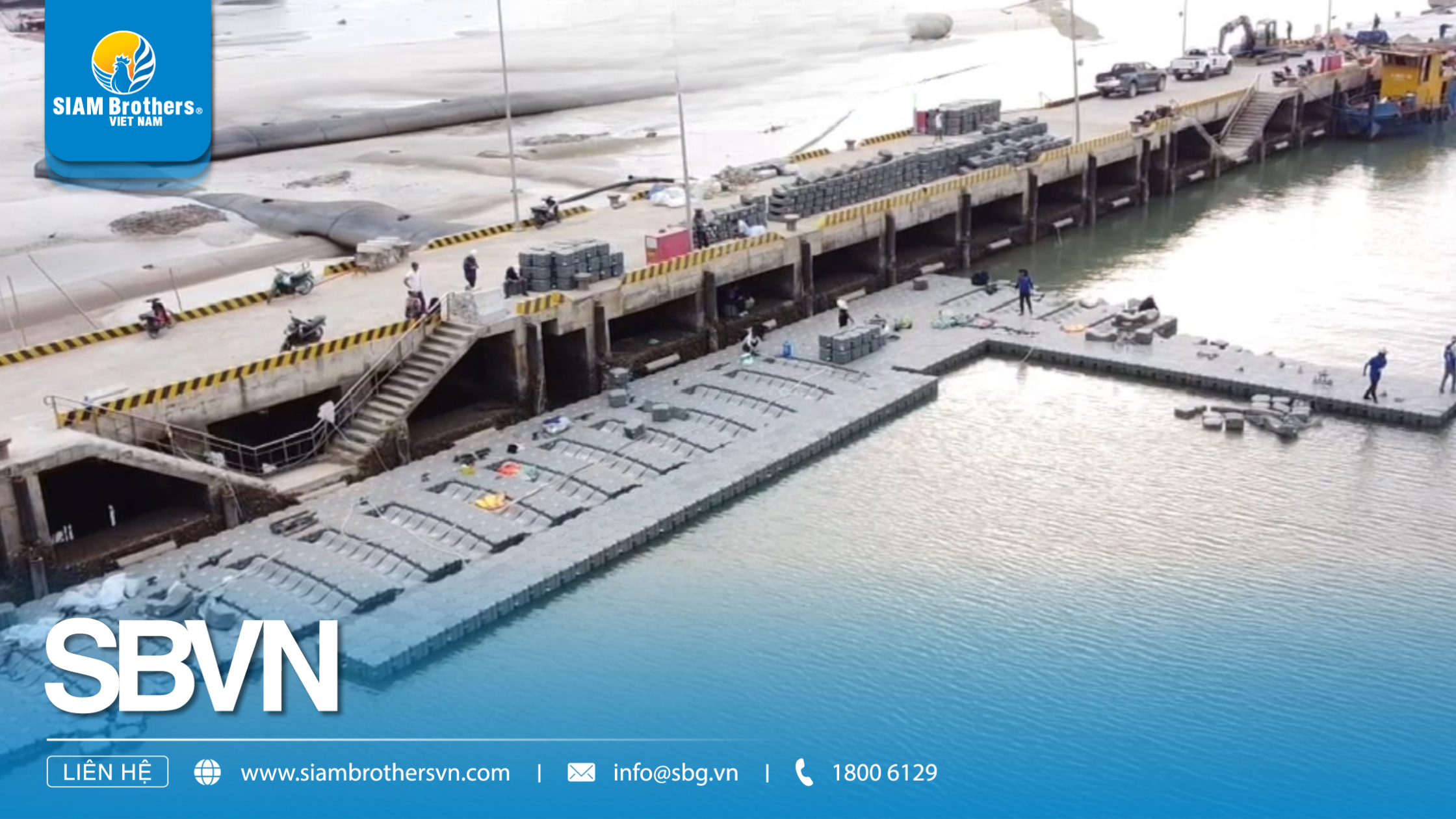 Dự án bến đỗ jeski tích hợp cầu nổi tại Xanh Island Cát Bà