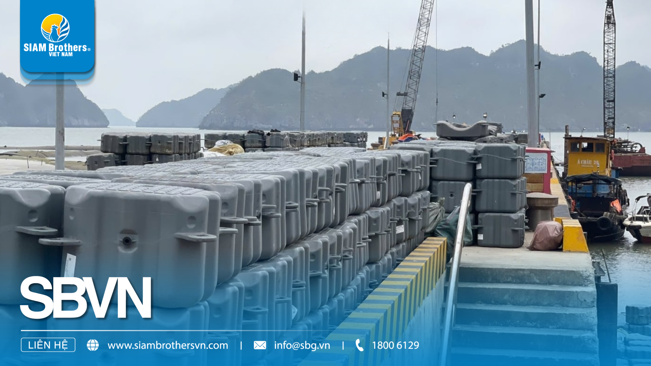 Dự án bến đỗ jeski tích hợp cầu nổi tại Xanh Island Cát Bà