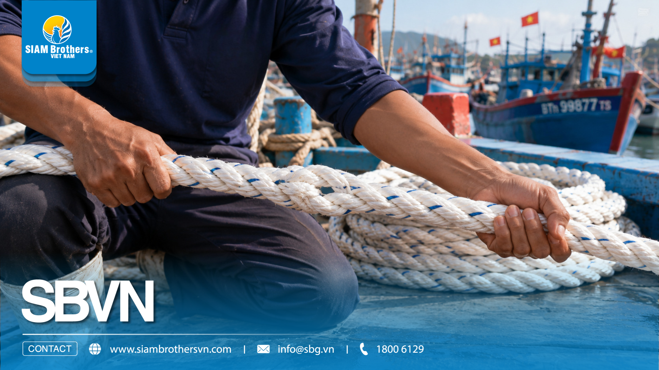 Cách bện dây thừng neo tàu cá chắc chắn: Kỹ thuật ngư dân cần biết