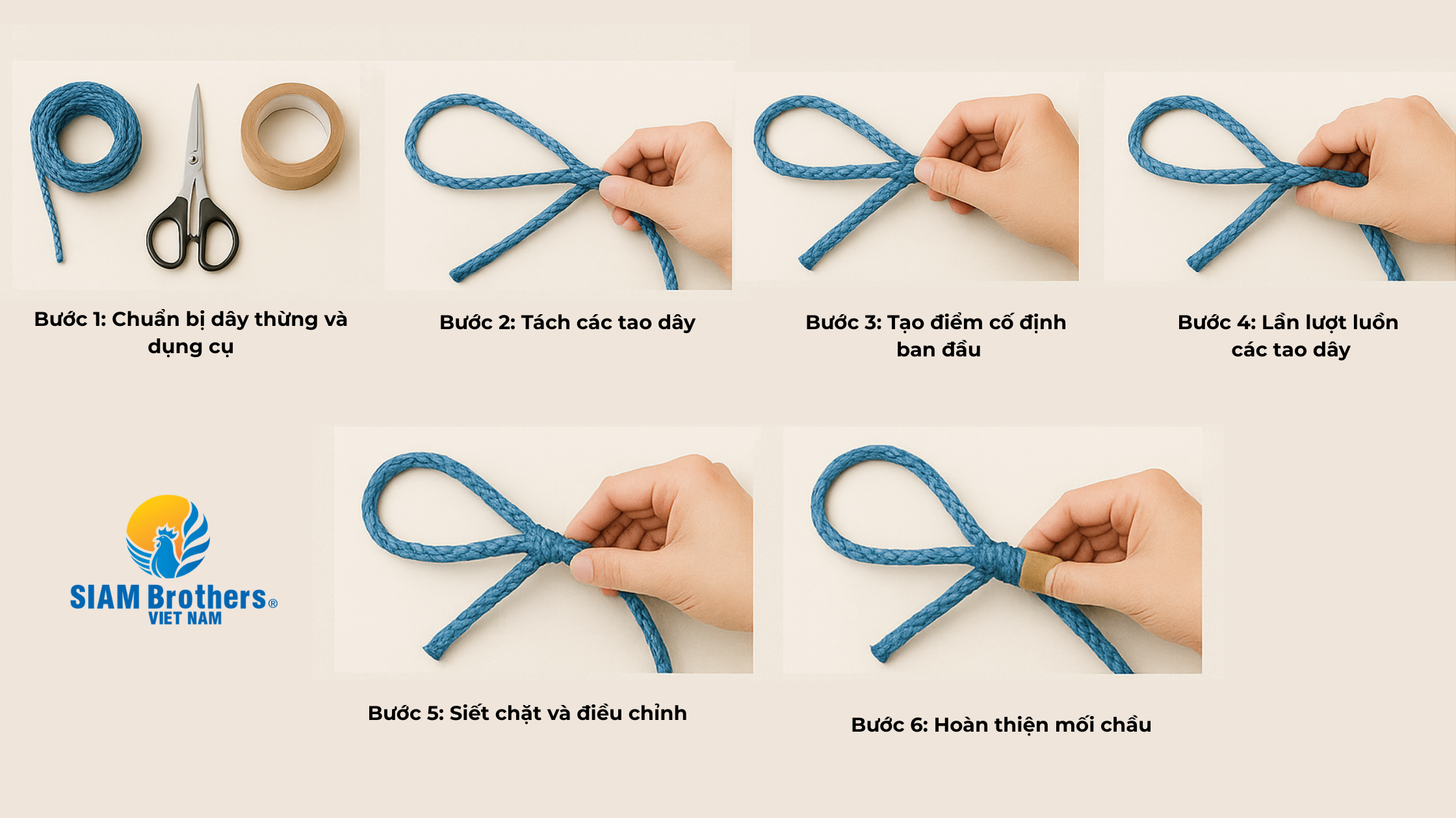 Cách chầu dây 3 tao cho tàu đánh cá giúp tiết kiệm thời gian, thêm an toàn