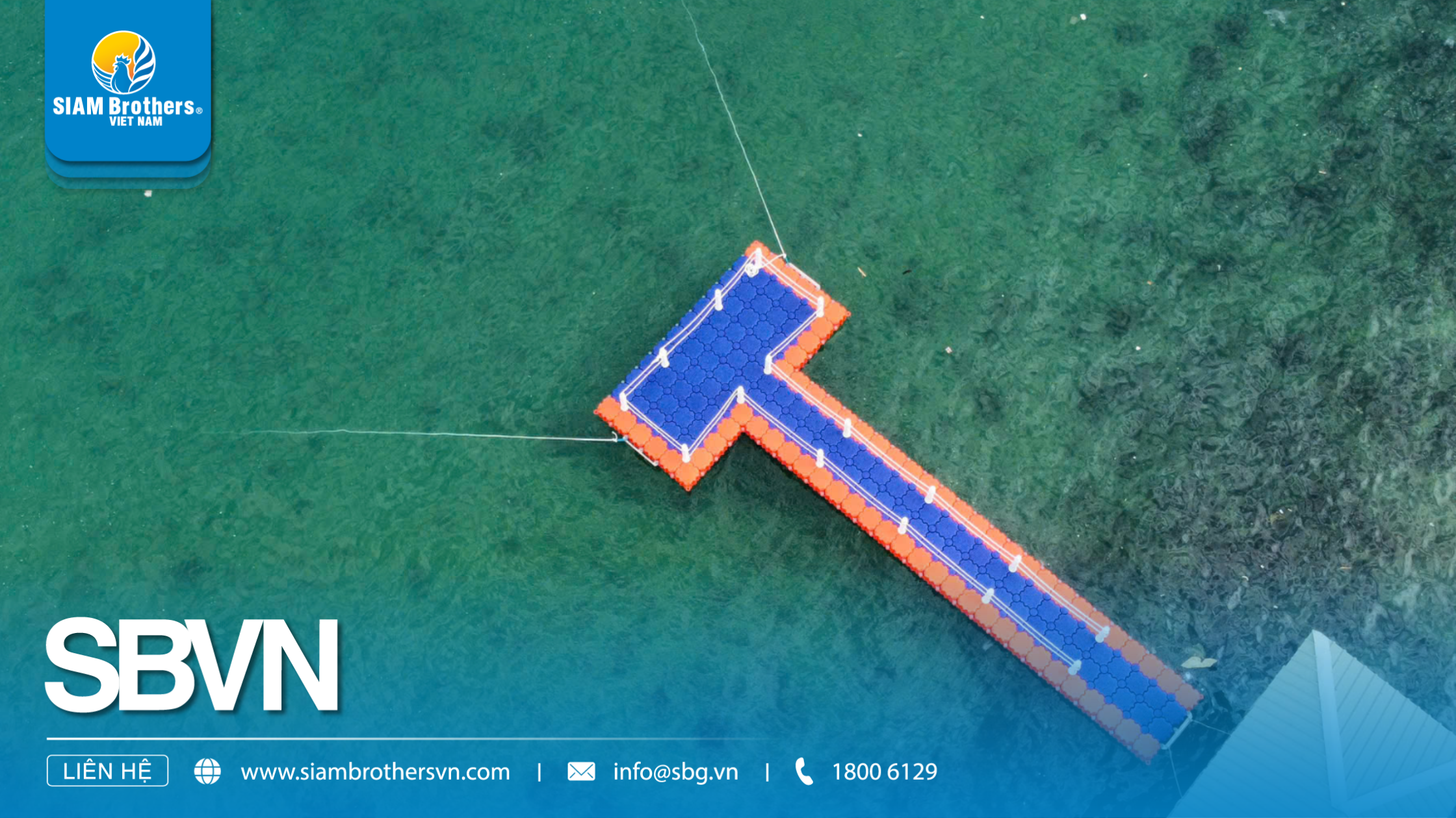 Kiến tạo du lịch tại Nam Du với dự án cầu phao HDPE nối biển