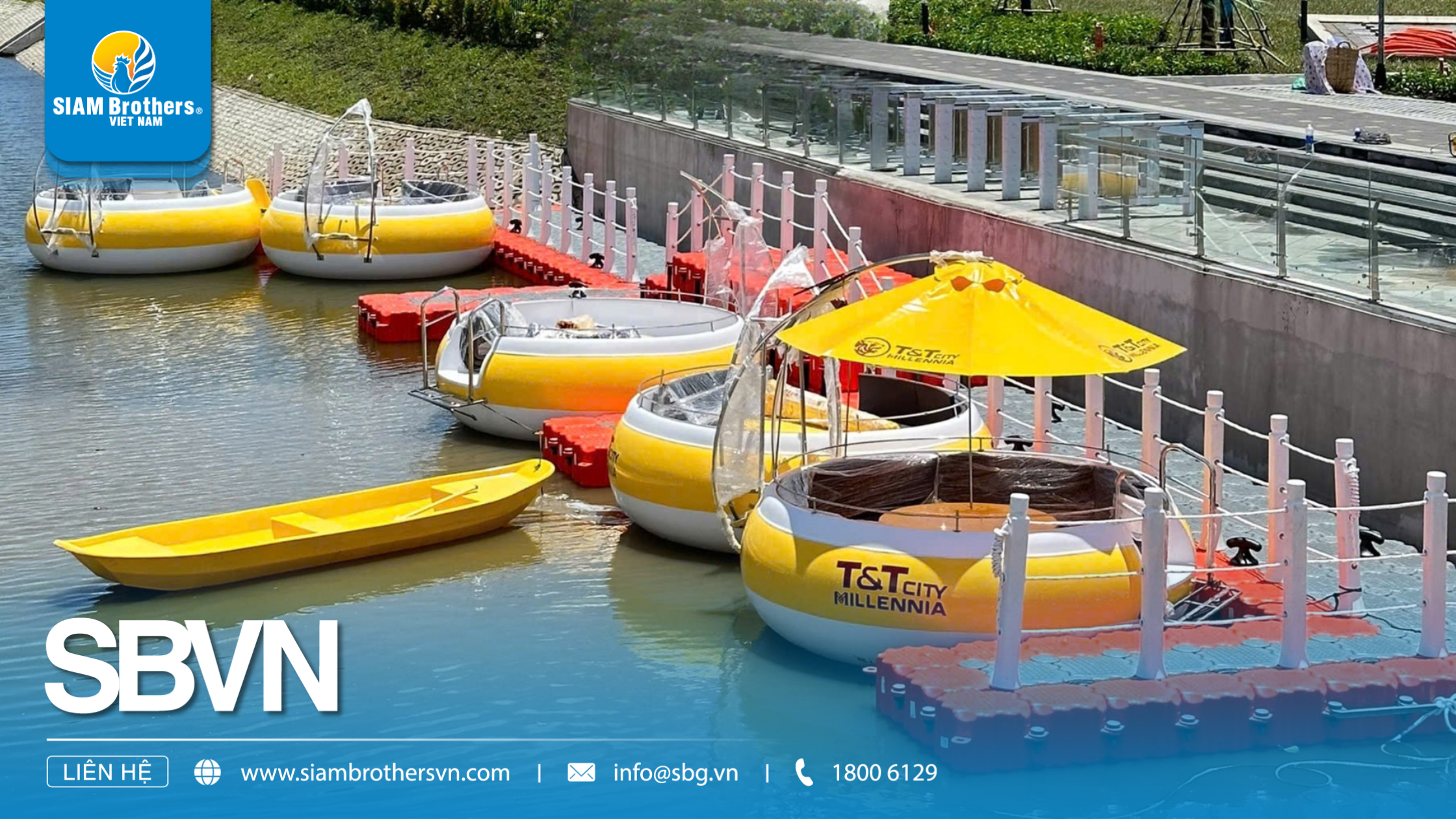 Dự Án Cầu Phao Nổi HDPE T&T City Millennia | Giải Pháp Hạ Tầng Bền Vững