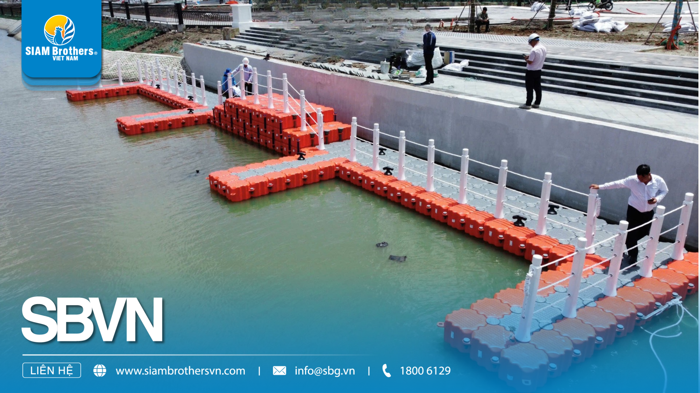 Dự Án Cầu Phao Nổi HDPE T&T City Millennia | Giải Pháp Hạ Tầng Bền Vững