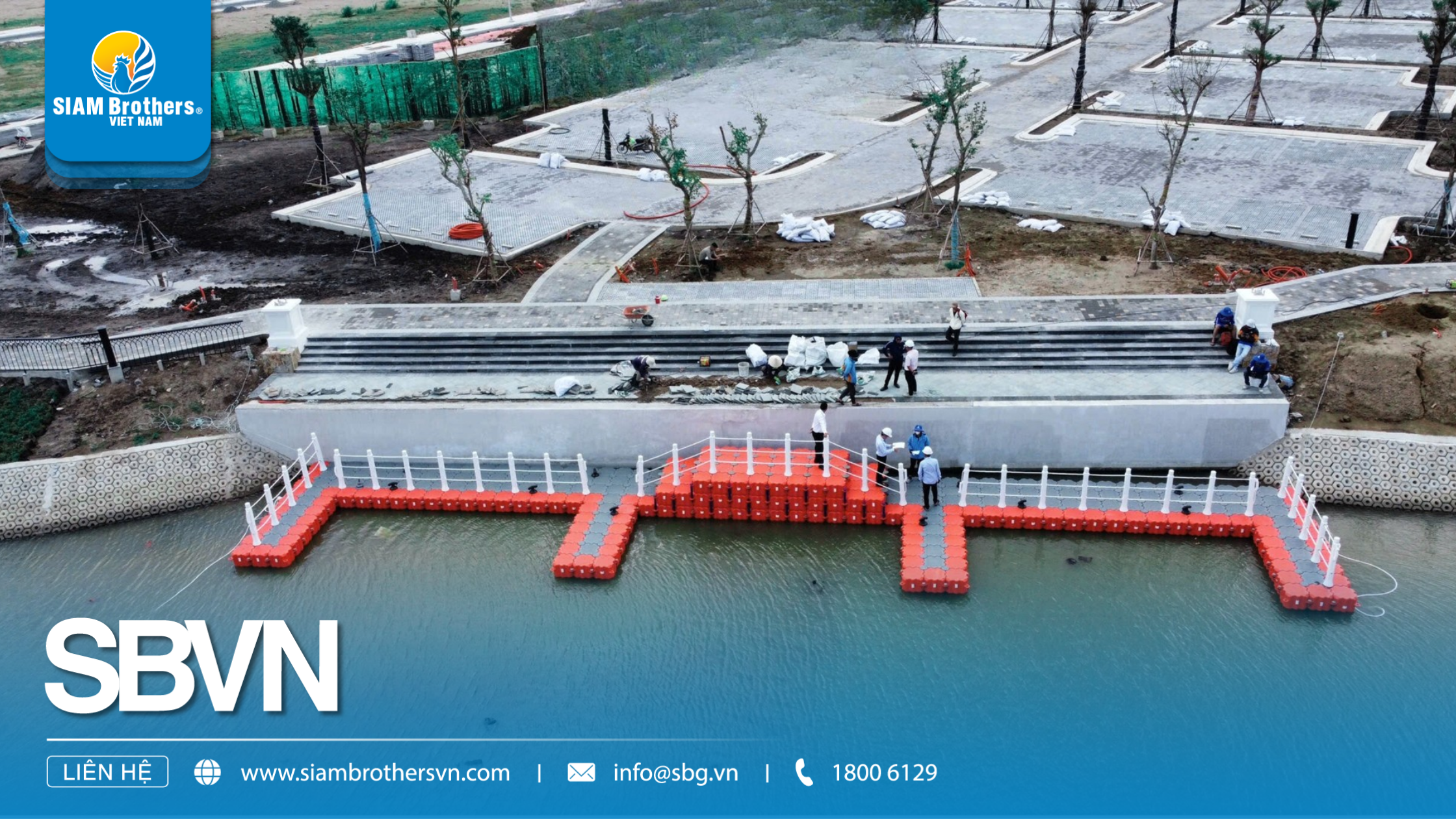 Dự Án Cầu Phao Nổi HDPE T&T City Millennia | Giải Pháp Hạ Tầng Bền Vững