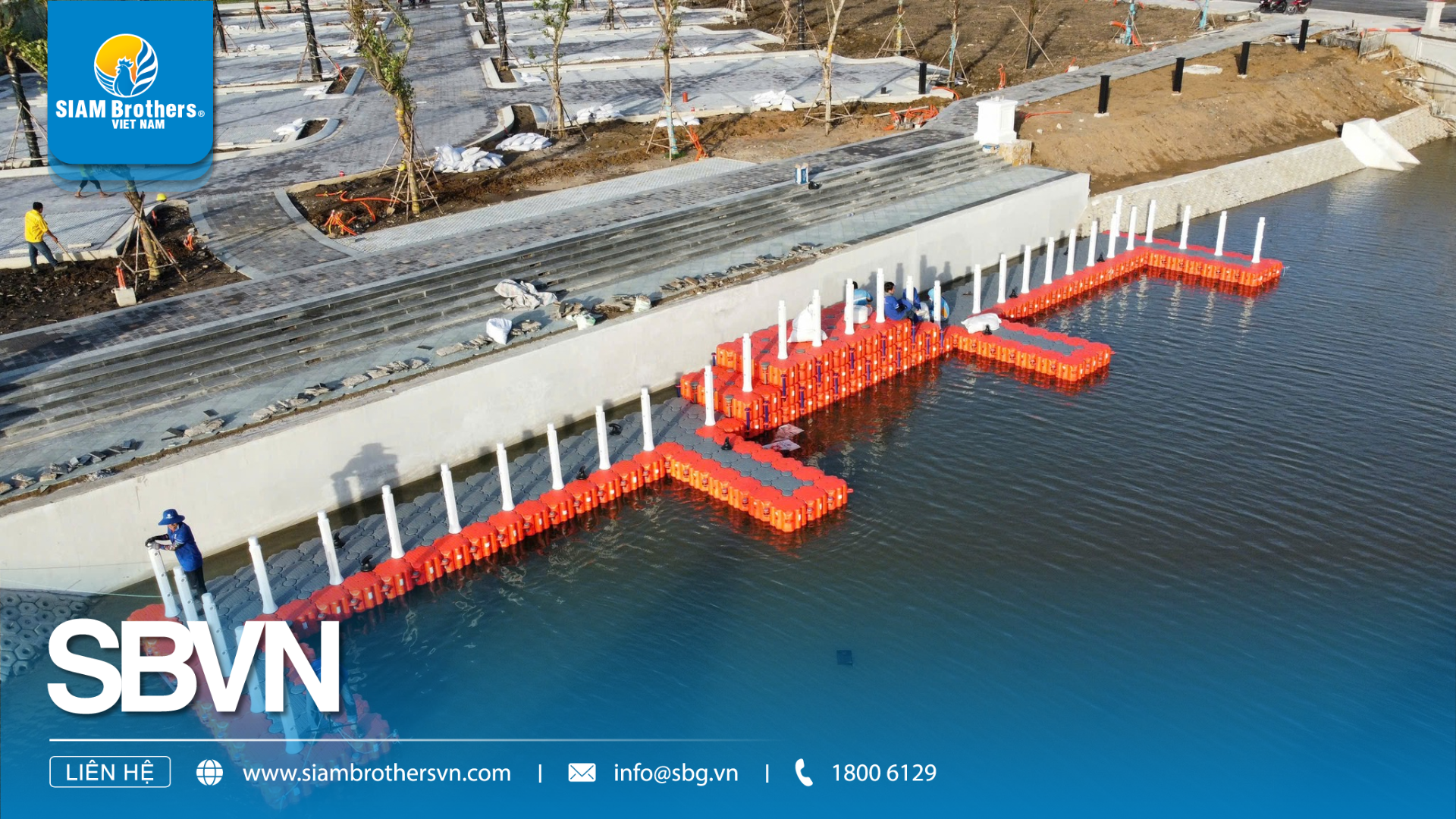 Cầu phao nổi lắp ghép dùng để làm gì? TOP 3 ứng dụng phổ biến trong khu đô thị – resort – du lịch sinh thái