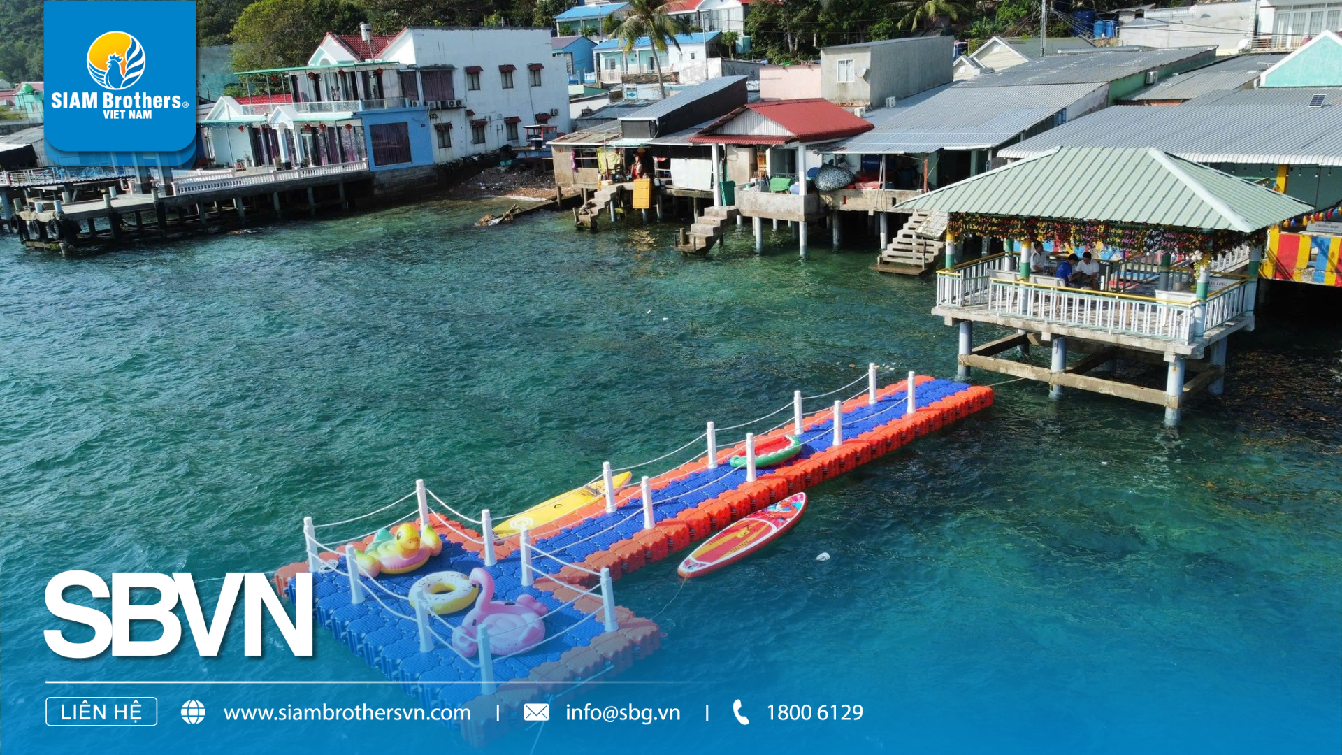 Cầu phao nổi lắp ghép dùng để làm gì? TOP 3 ứng dụng phổ biến trong khu đô thị – resort – du lịch sinh thái