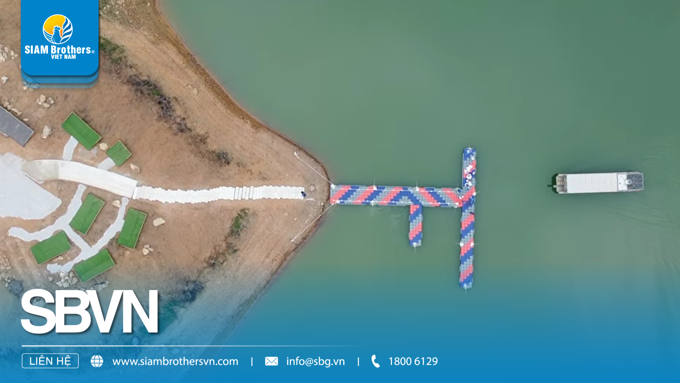 Cầu phao nổi Hồ Núi Cốc – Dự án cầu nổi kết hợp bến đậu du thuyền bền vững