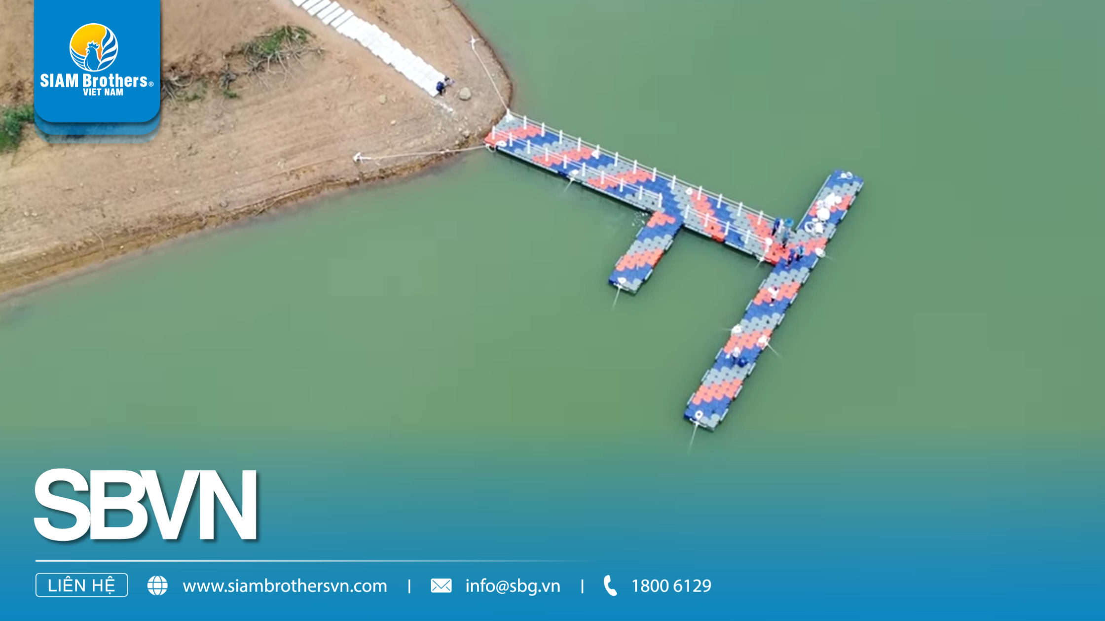 Cầu phao nổi Hồ Núi Cốc – Dự án cầu nổi kết hợp bến đậu du thuyền bền vững