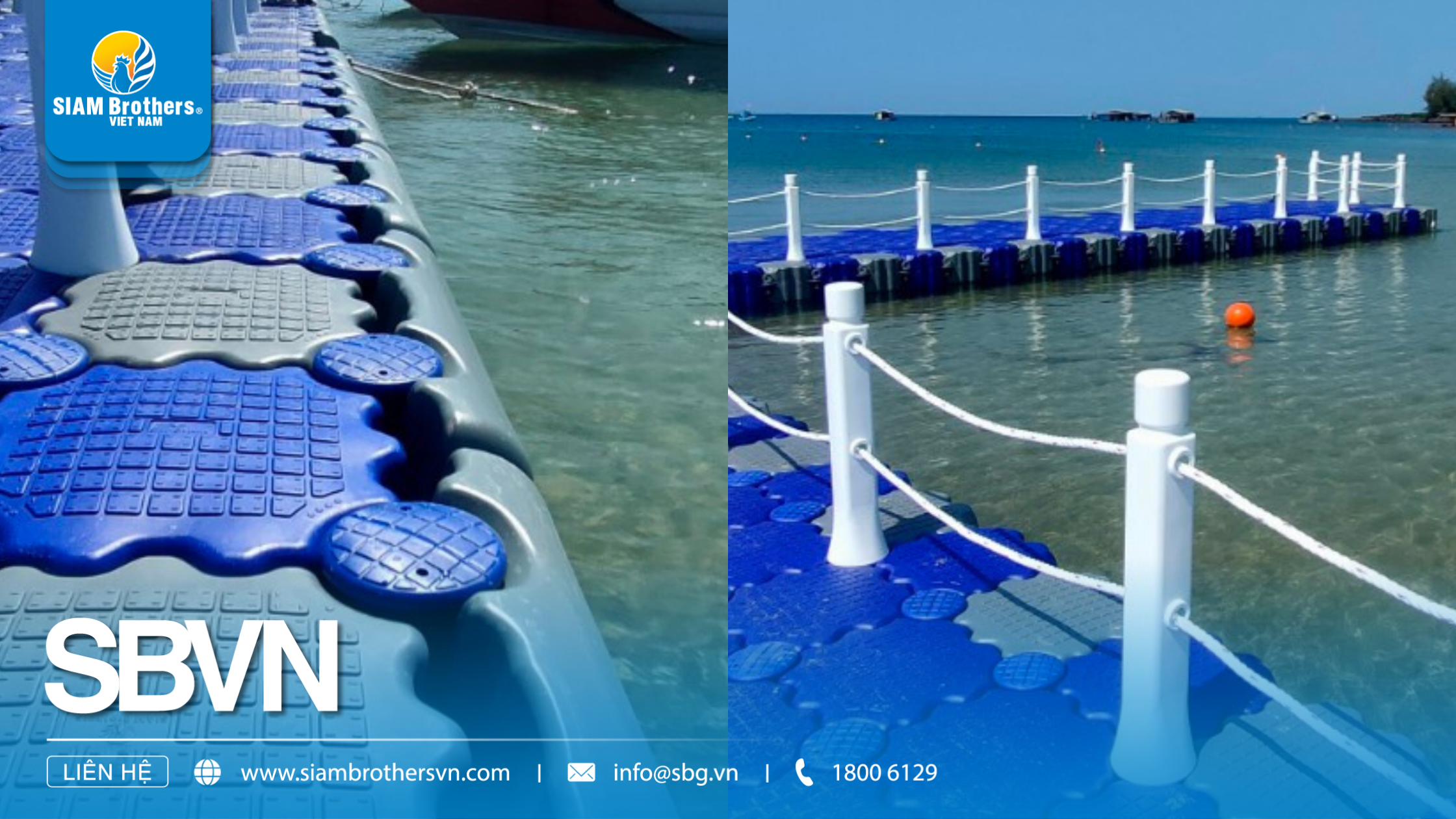 Hướng dẫn chọn & thiết kế cầu phao nổi HDPE cho resort, bến du lịch và bến tàu