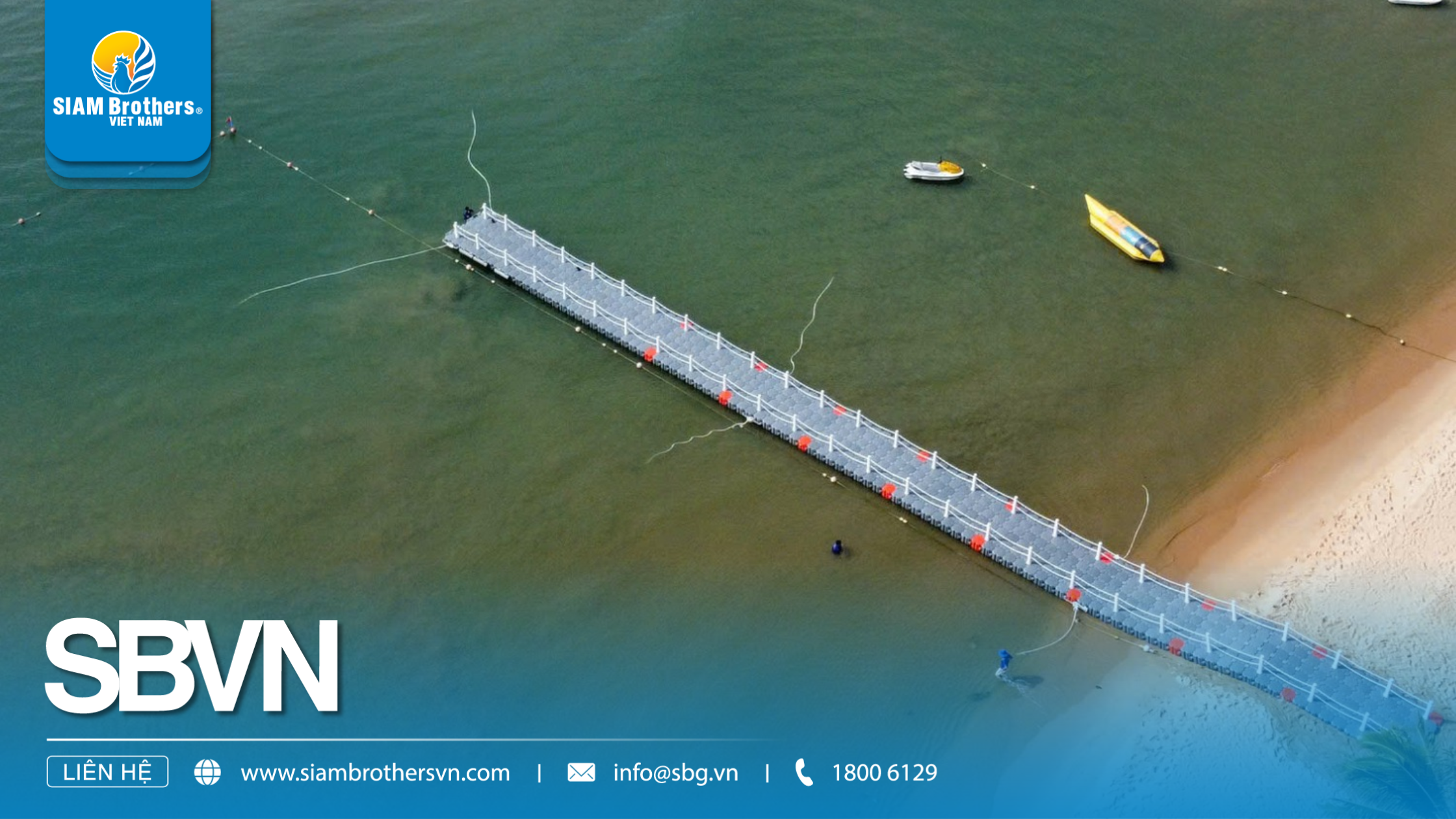 Hướng dẫn chọn & thiết kế cầu phao nổi HDPE cho resort, bến du lịch và bến tàu