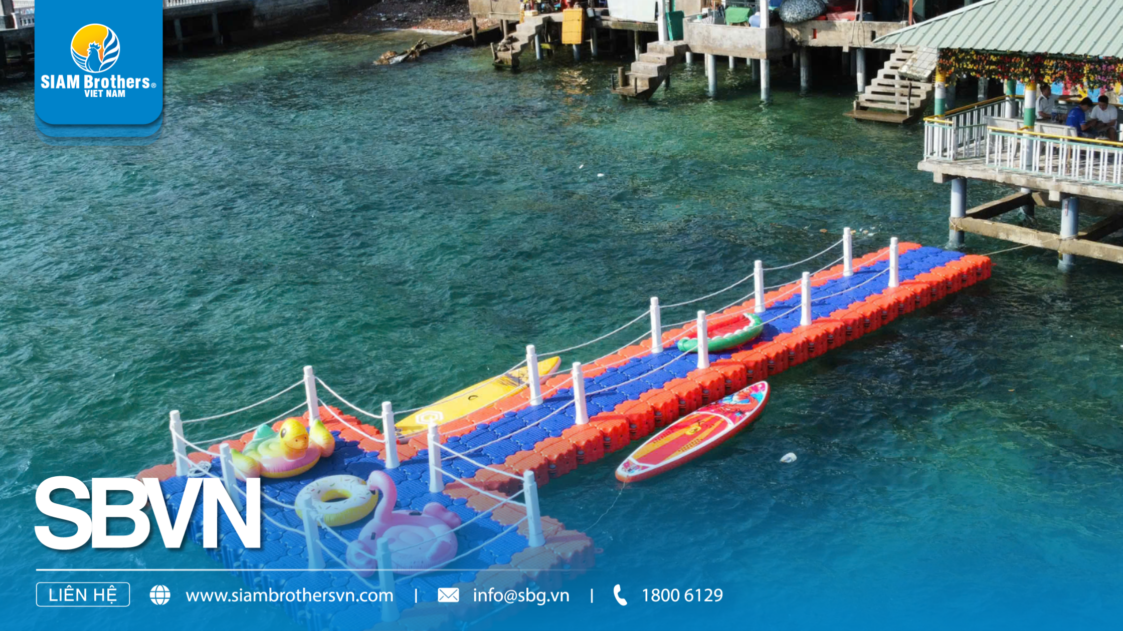 Hướng dẫn chọn & thiết kế cầu phao nổi HDPE cho resort, bến du lịch và bến tàu