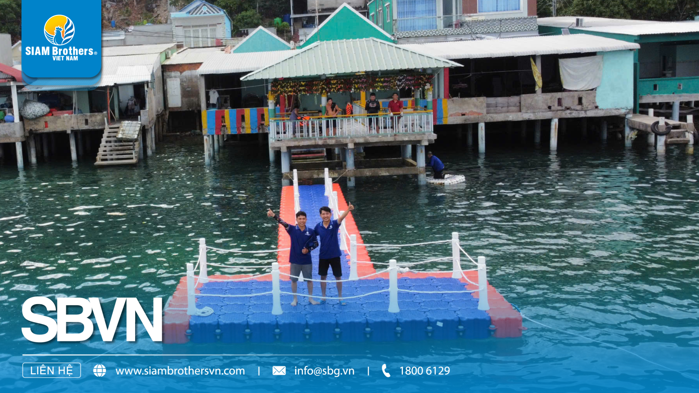 Hướng dẫn chọn & thiết kế cầu phao nổi HDPE cho resort, bến du lịch và bến tàu