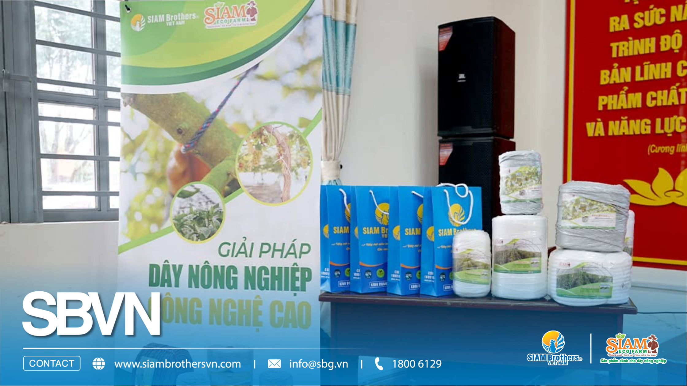 SIAM Brothers Việt Nam tổ chức chương trình tập huấn dây nông nghiệp công nghệ cao tại Lâm Đồng