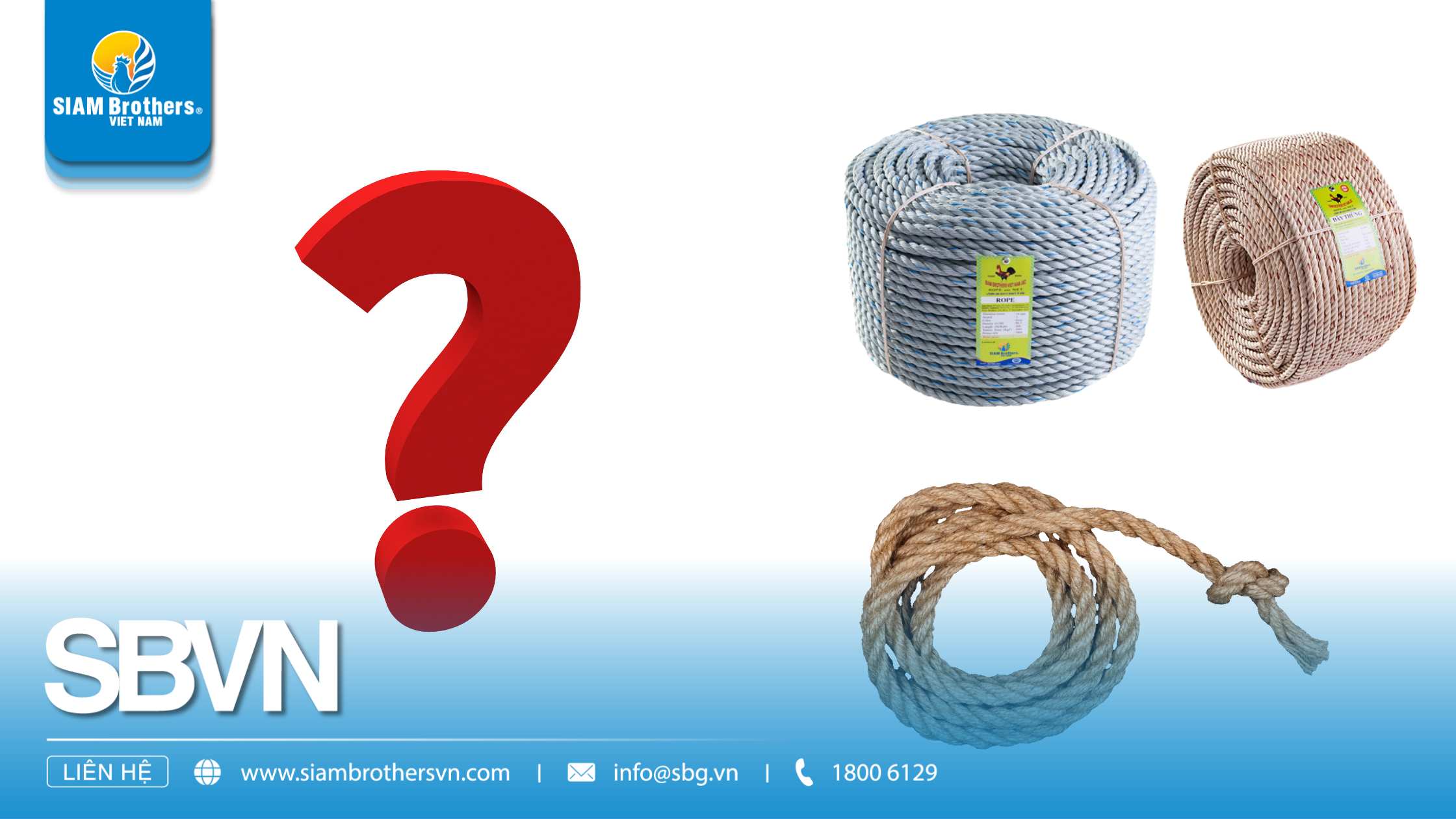 So sánh dây thừng sợi cotton và dây thừng sợi nhân tạo: Nên chọn loại nào?