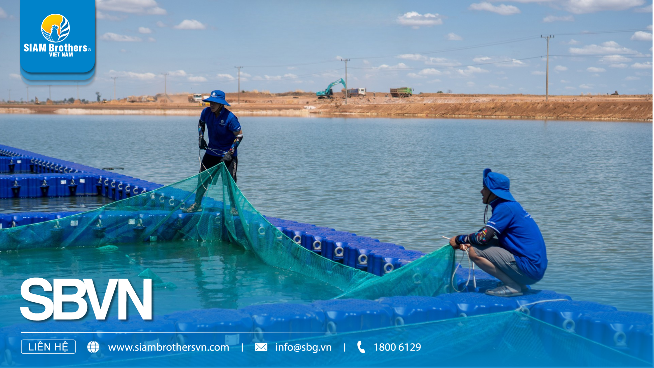 Dự án 20 ô phao lồng bè HDPE tại Campuchia – Giải pháp cách mạng cho bè nuôi cá hiện đại