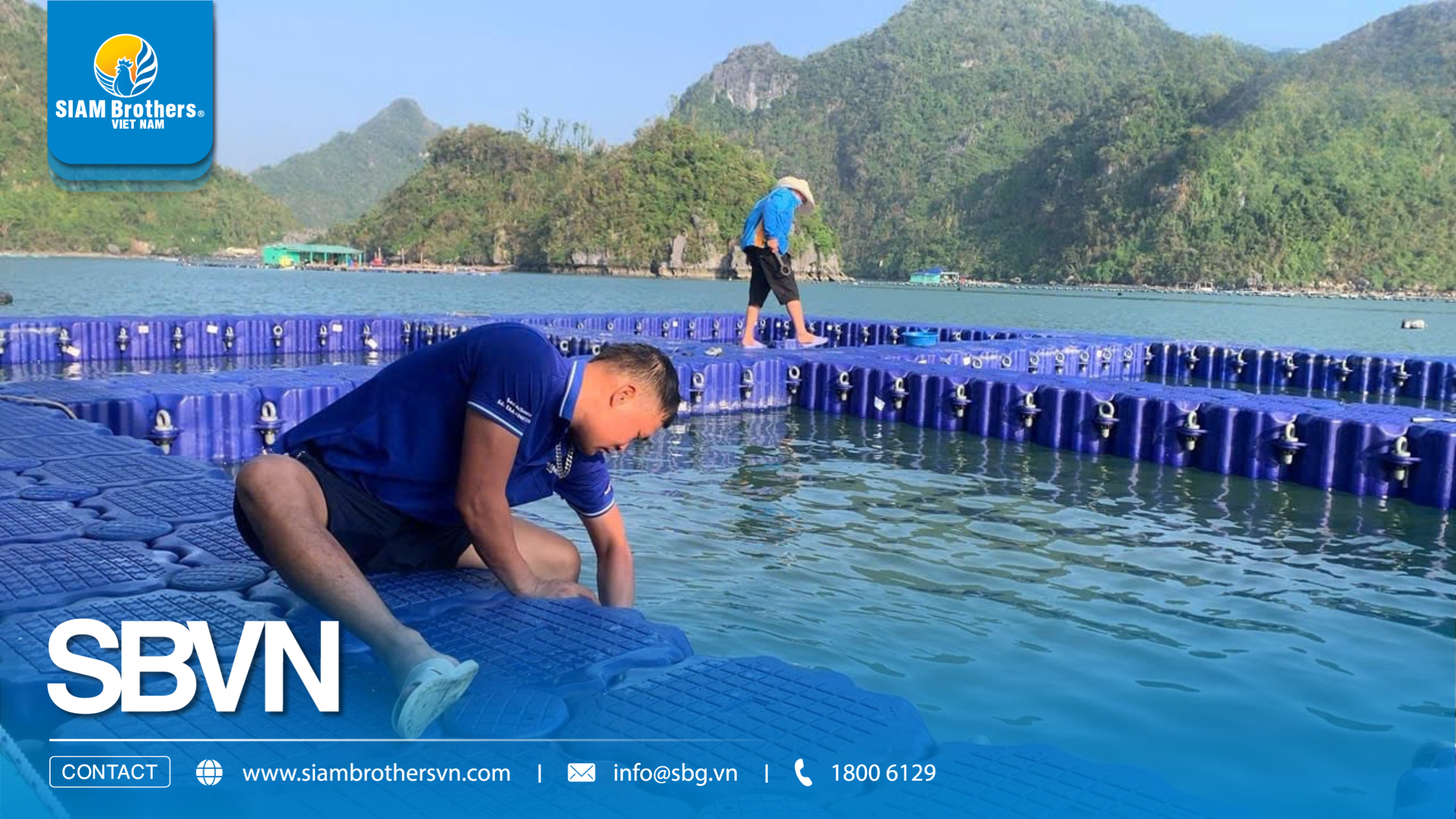 Dự án lồng bè phao HDPE Quảng Ninh: Mô hình 4 ô đôi bền vững 10-15 năm