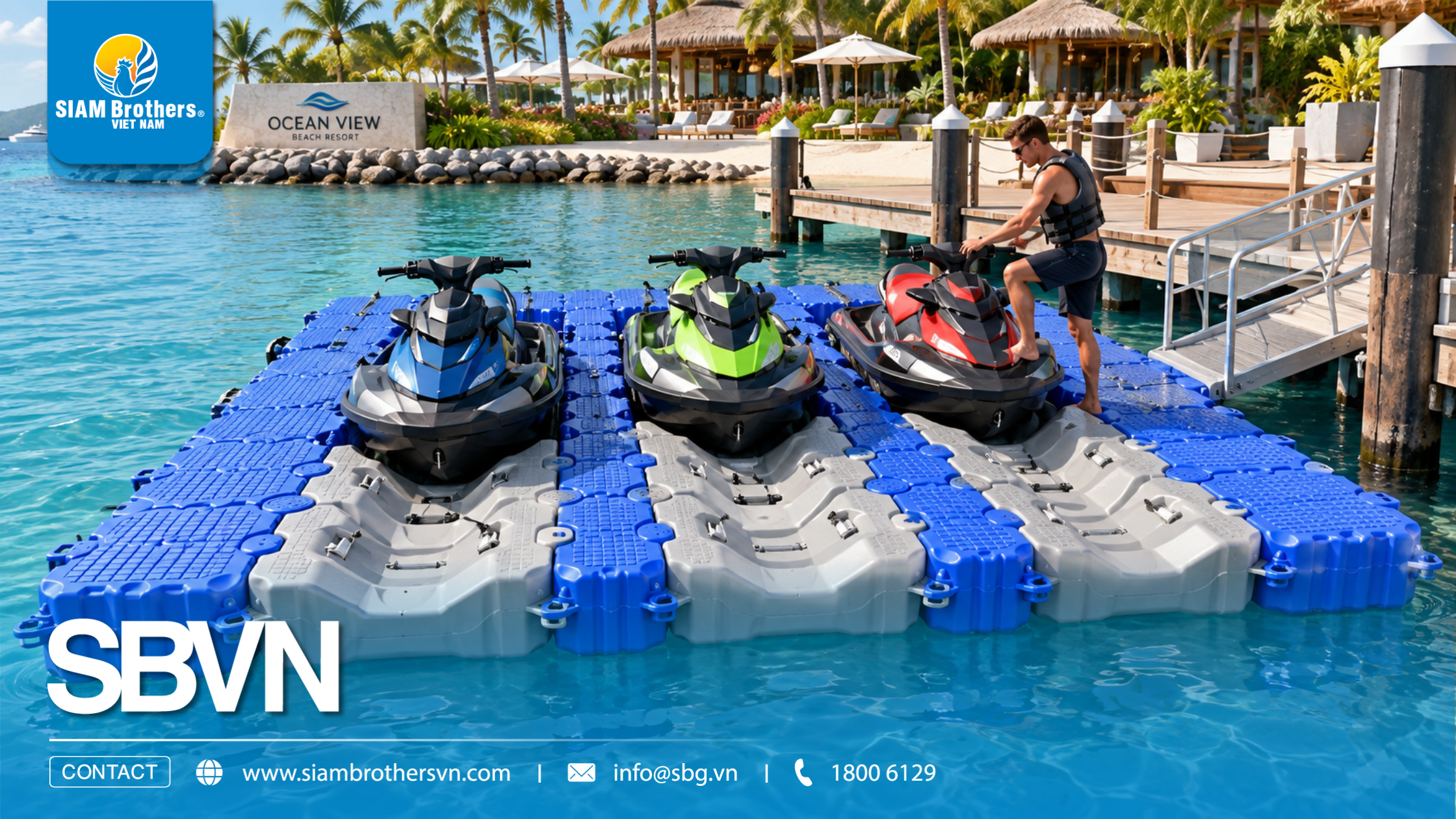 Phao dẫn Jetski hoạt động như thế nào? Cấu tạo hệ thống neo đậu Jetski chuyên nghiệp