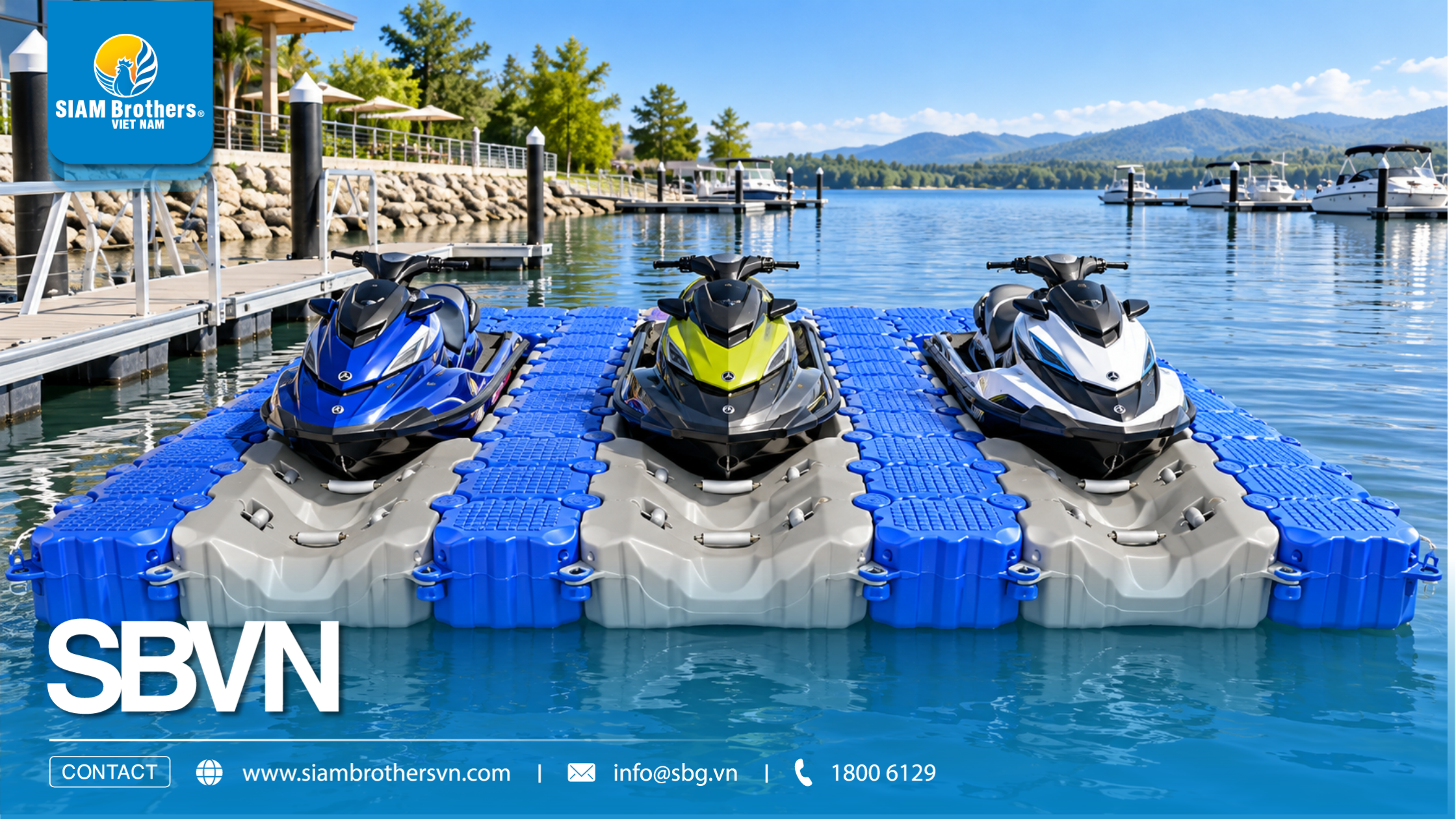 Phao dẫn Jetski hoạt động như thế nào? Cấu tạo hệ thống neo đậu Jetski chuyên nghiệp