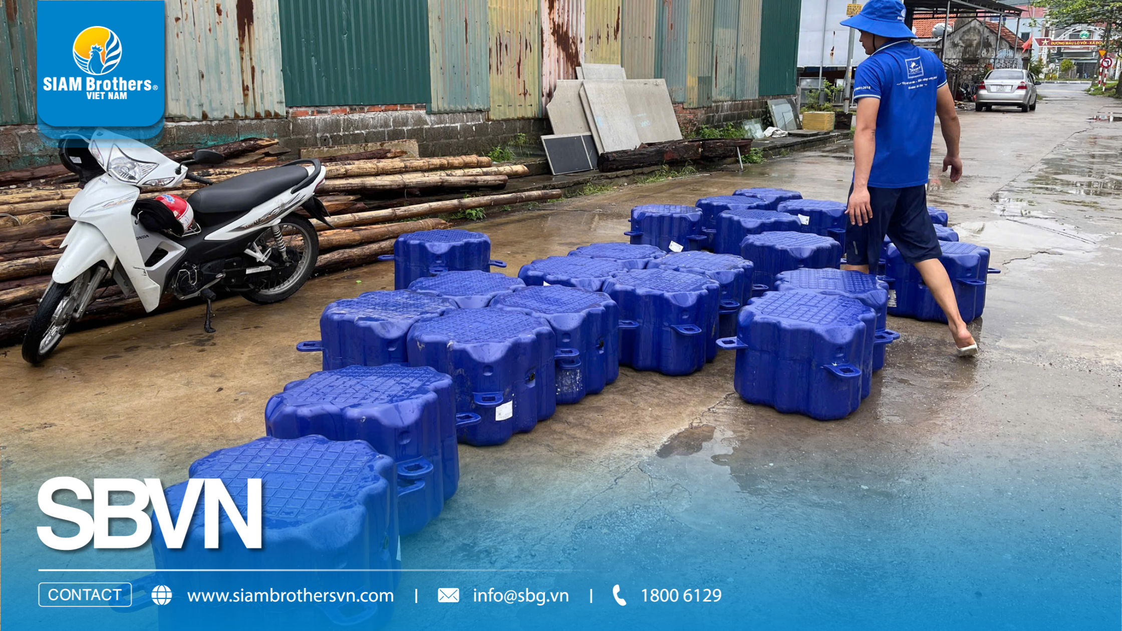 Phao nổi HDPE đa năng có thể tháo rời, thay từng module khi hư hỏng không?