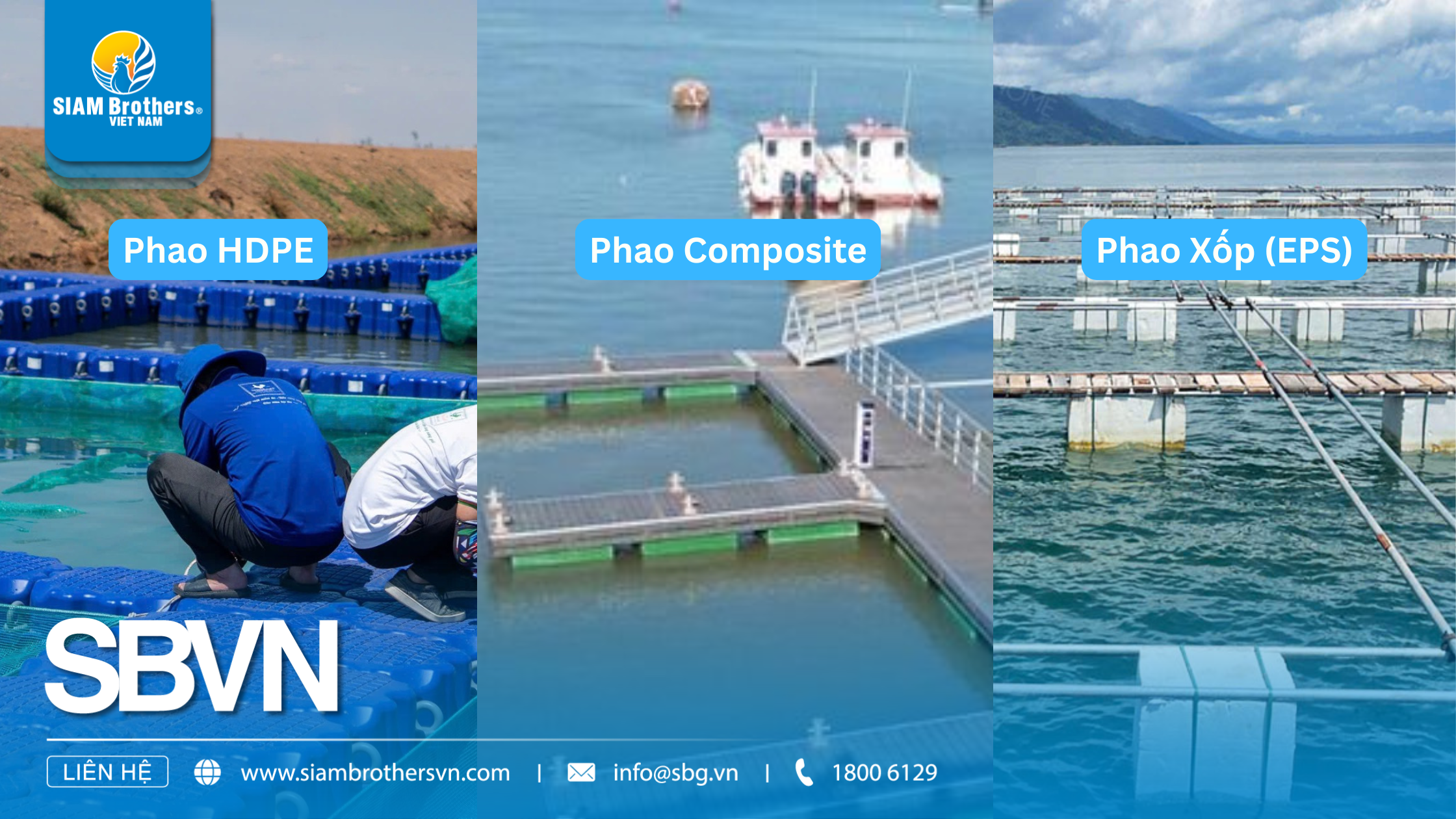 Phao nổi trên sông — Hướng dẫn chọn loại (HDPE, composite, phao xốp) cho từng mục đích