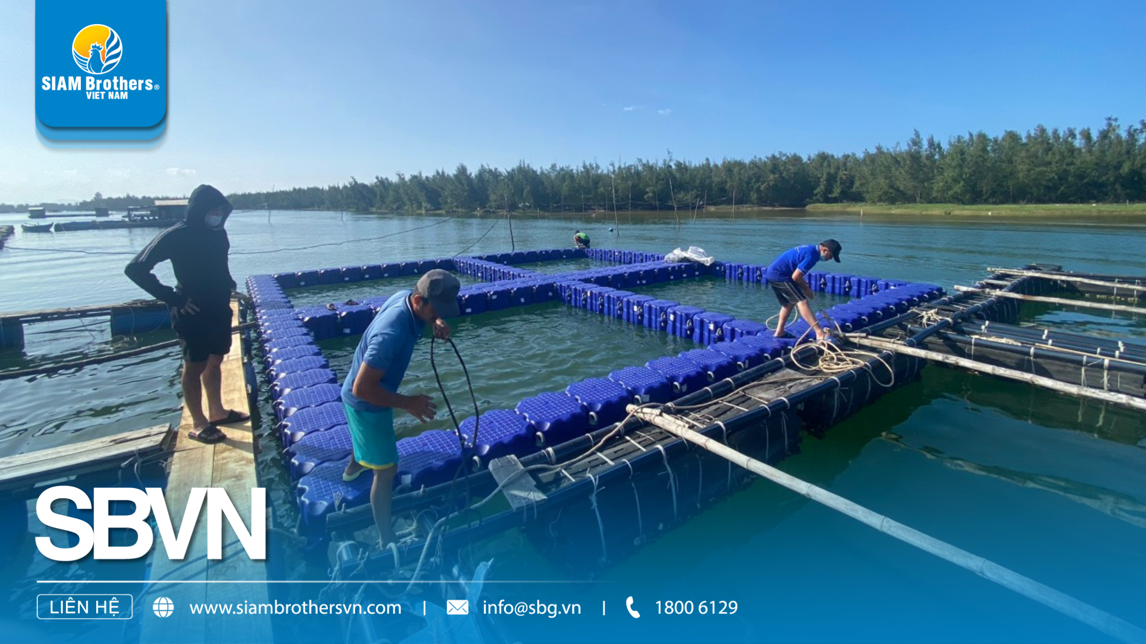 Hướng dẫn từng bước cách lắp đặt phao nổi cho lồng bè nuôi trồng thủy sản