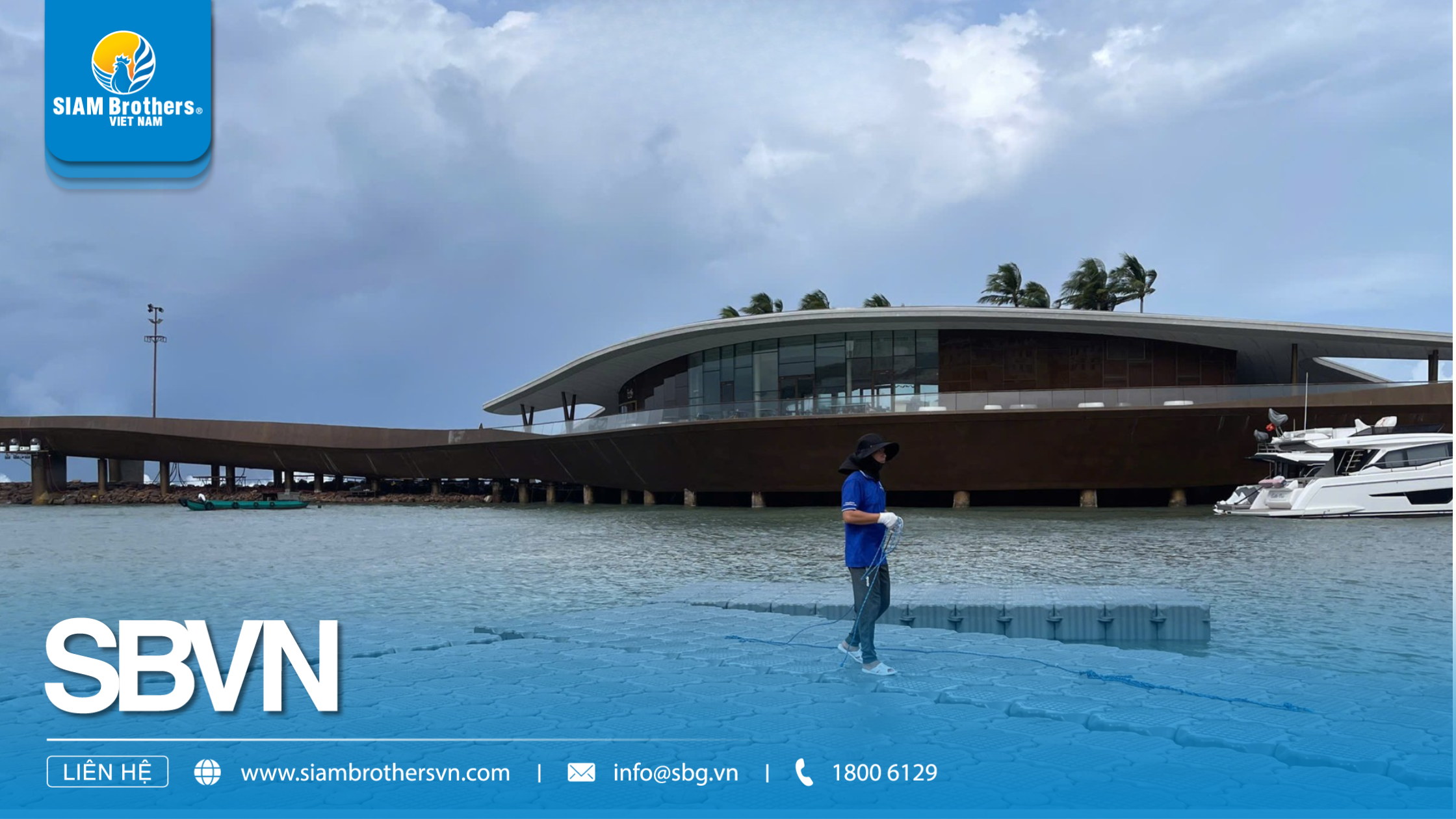 Dự Án Sân Khấu Nổi 1.000m² Bằng Phao HDPE Tại Phú Quốc