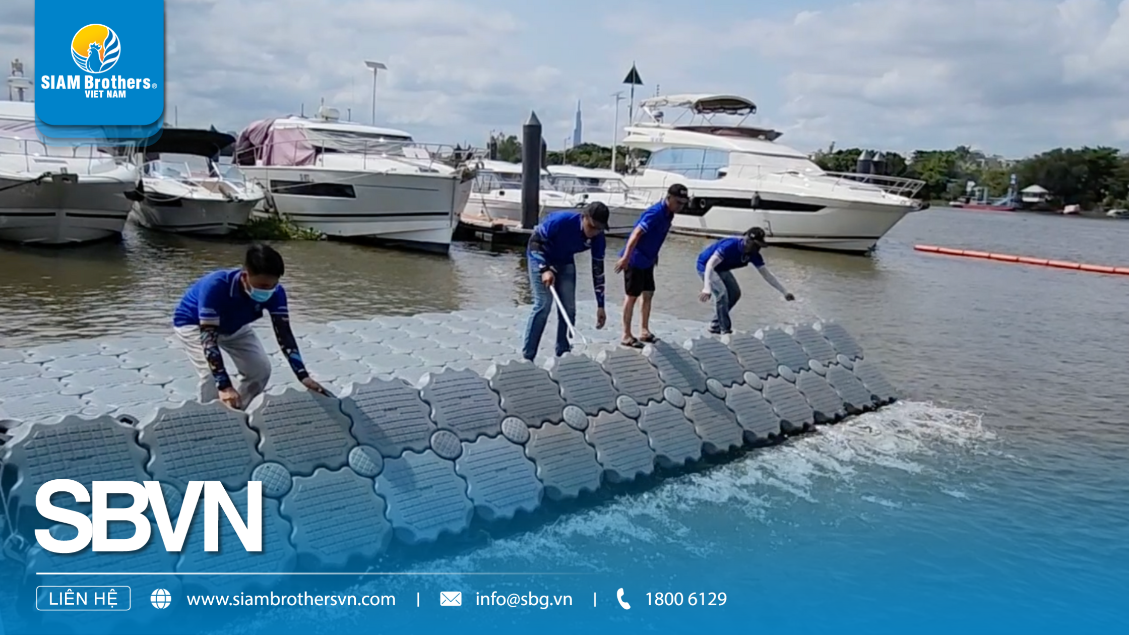 Sân khấu nổi phao HDPE – Giải pháp tổ chức sự kiện ngoài trời bền vững tại Vạn Phúc City