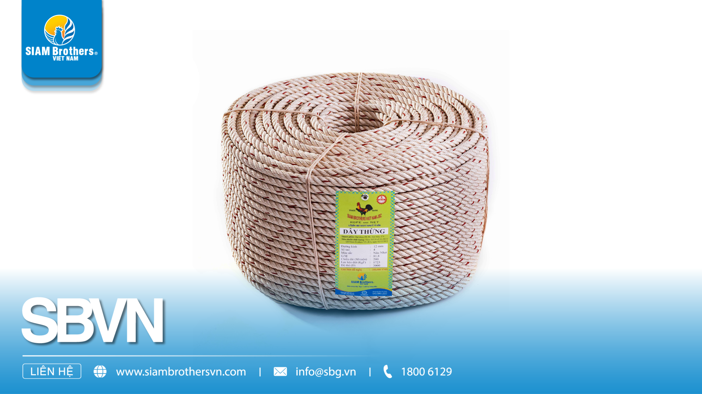 Phân biệt các loại sợi dây thừng: Sợi PP, PE, Nylon và Manila