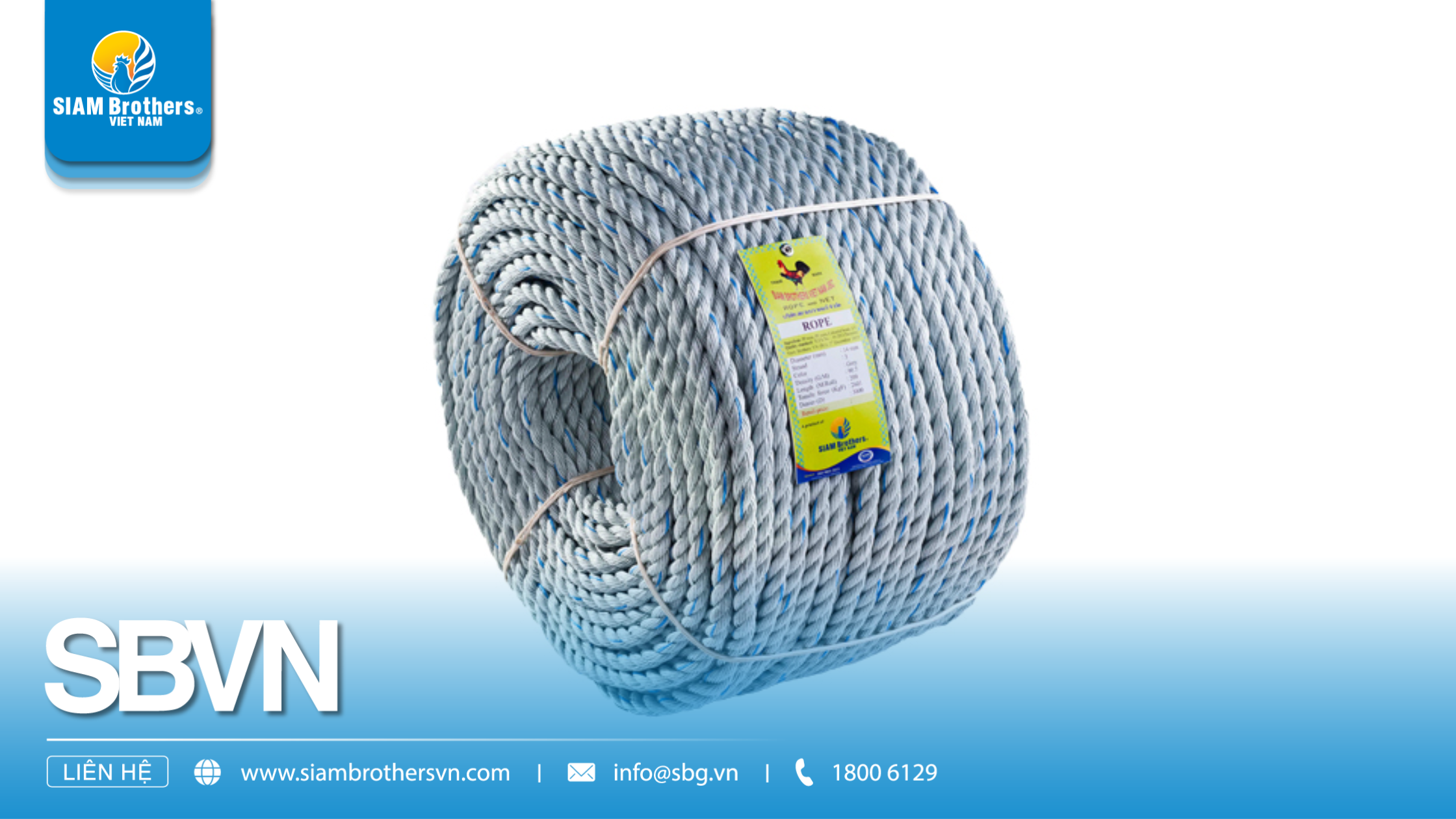 Phân biệt các loại sợi dây thừng: Sợi PP, PE, Nylon và Manila