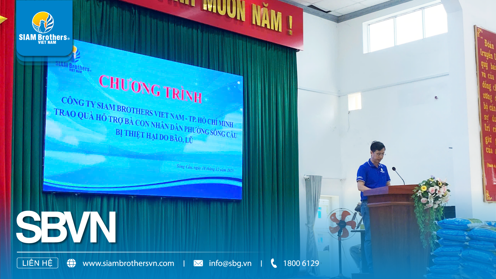 SIAM Brothers Việt Nam – Hành Trình Thiện Nguyện Đồng Hành Cùng Bà Con Miền Trung Sau Bão Lũ 