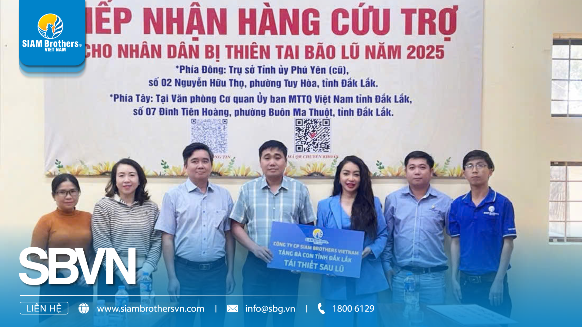 SIAM Brothers Việt Nam – Hành Trình Thiện Nguyện Đồng Hành Cùng Bà Con Miền Trung Sau Bão Lũ 