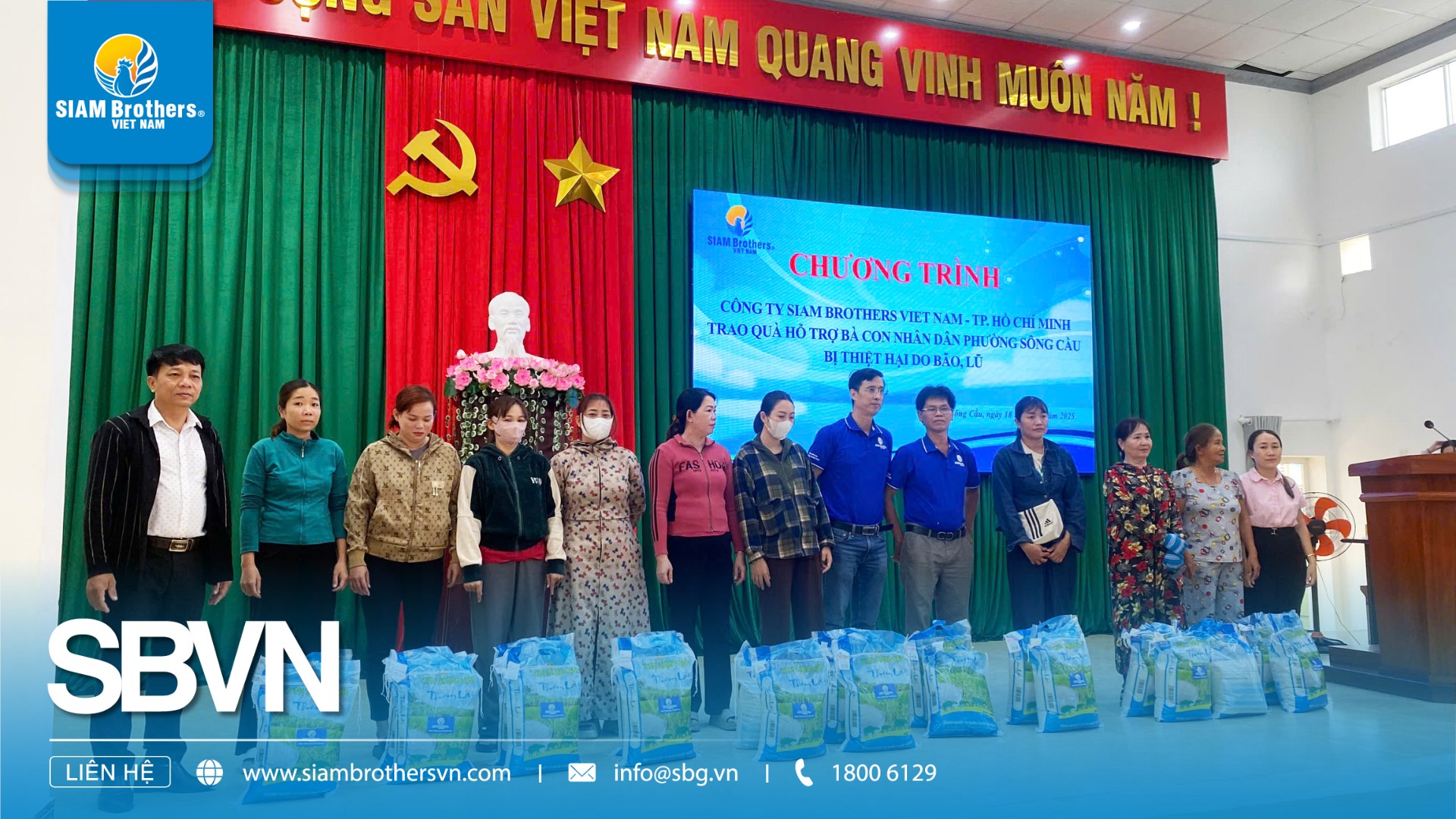 SIAM Brothers Việt Nam – Hành Trình Thiện Nguyện Đồng Hành Cùng Bà Con Miền Trung Sau Bão Lũ 