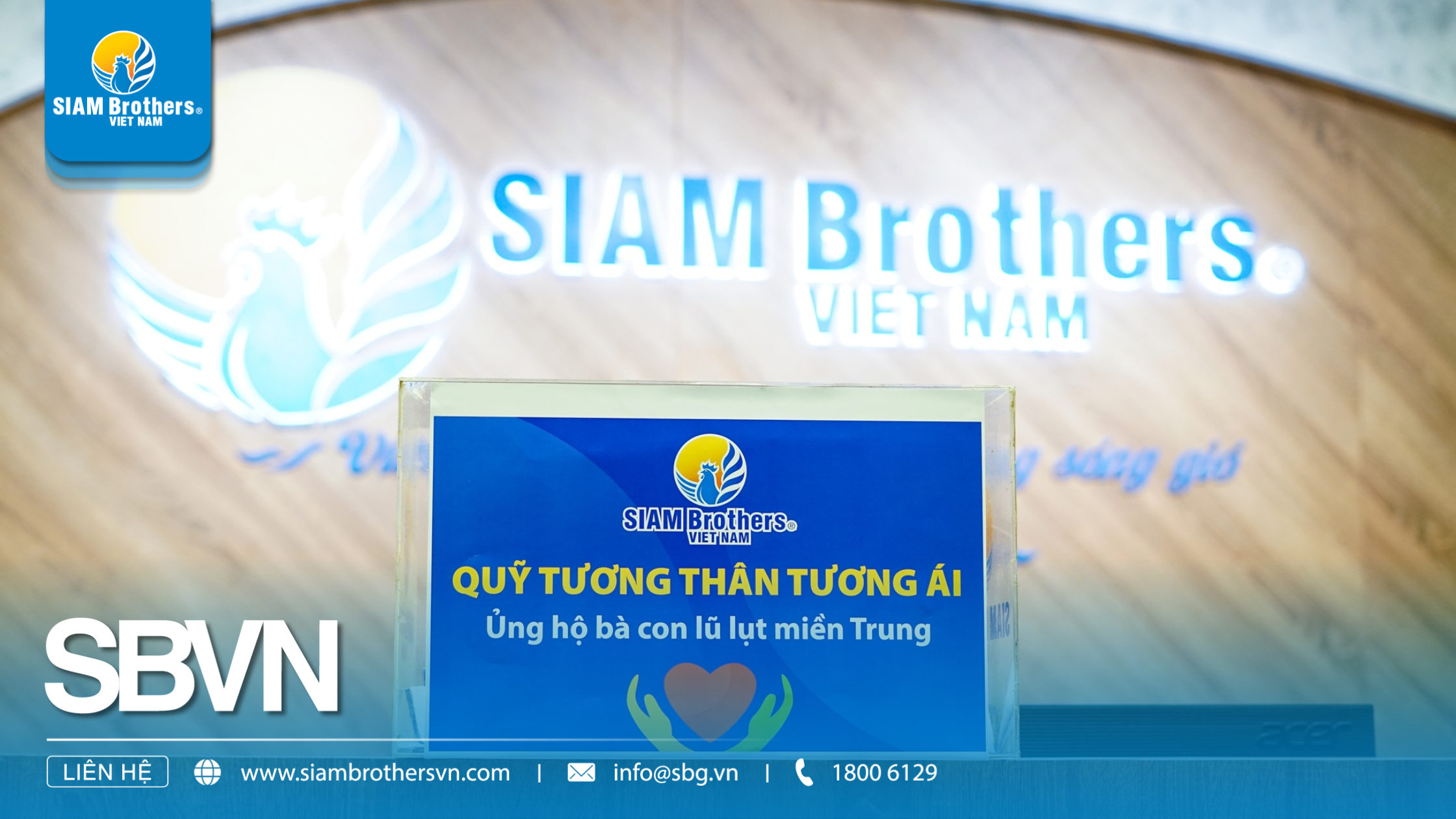 SIAM Brothers Việt Nam Chung Tay Ủng Hộ Đồng Bào Vùng Bão Lũ