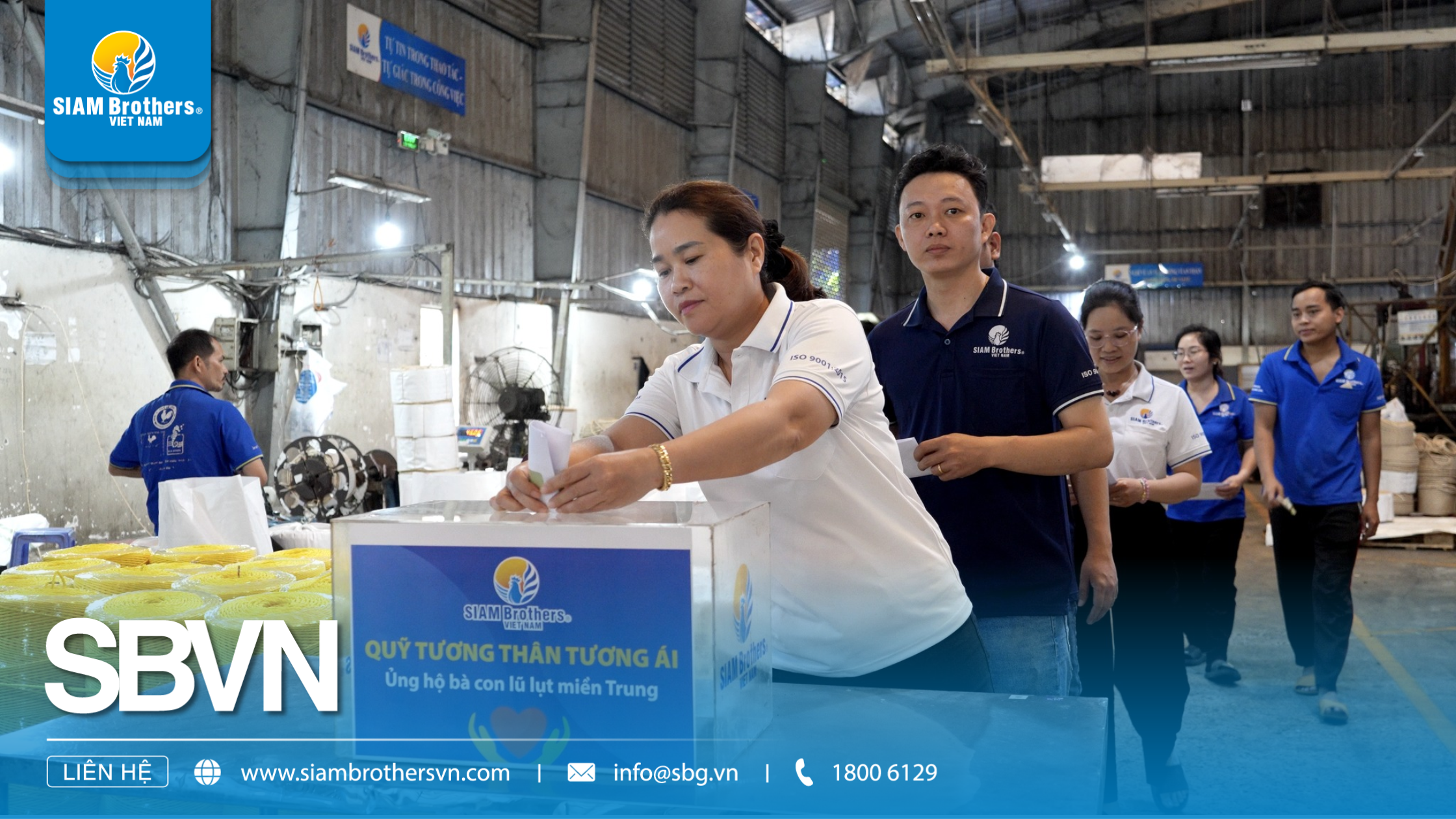 SIAM Brothers Việt Nam Chung Tay Ủng Hộ Đồng Bào Vùng Bão Lũ