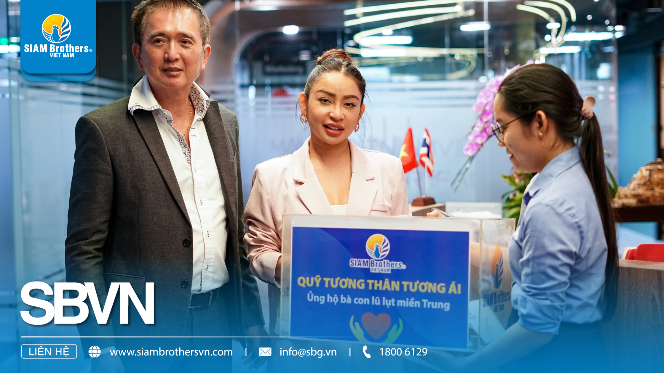 SIAM Brothers Việt Nam Chung Tay Ủng Hộ Đồng Bào Vùng Bão Lũ