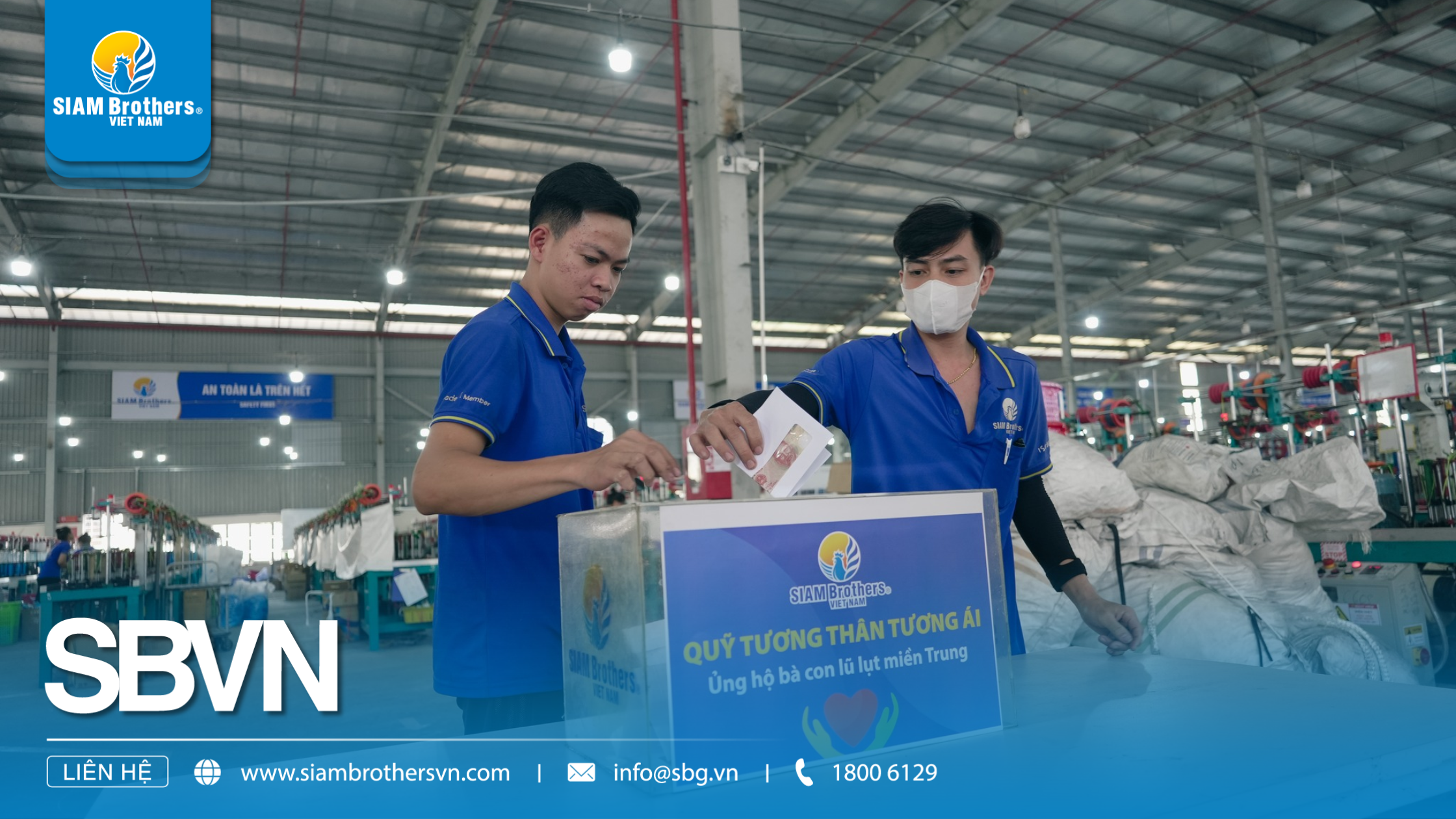 SIAM Brothers Việt Nam Chung Tay Ủng Hộ Đồng Bào Vùng Bão Lũ